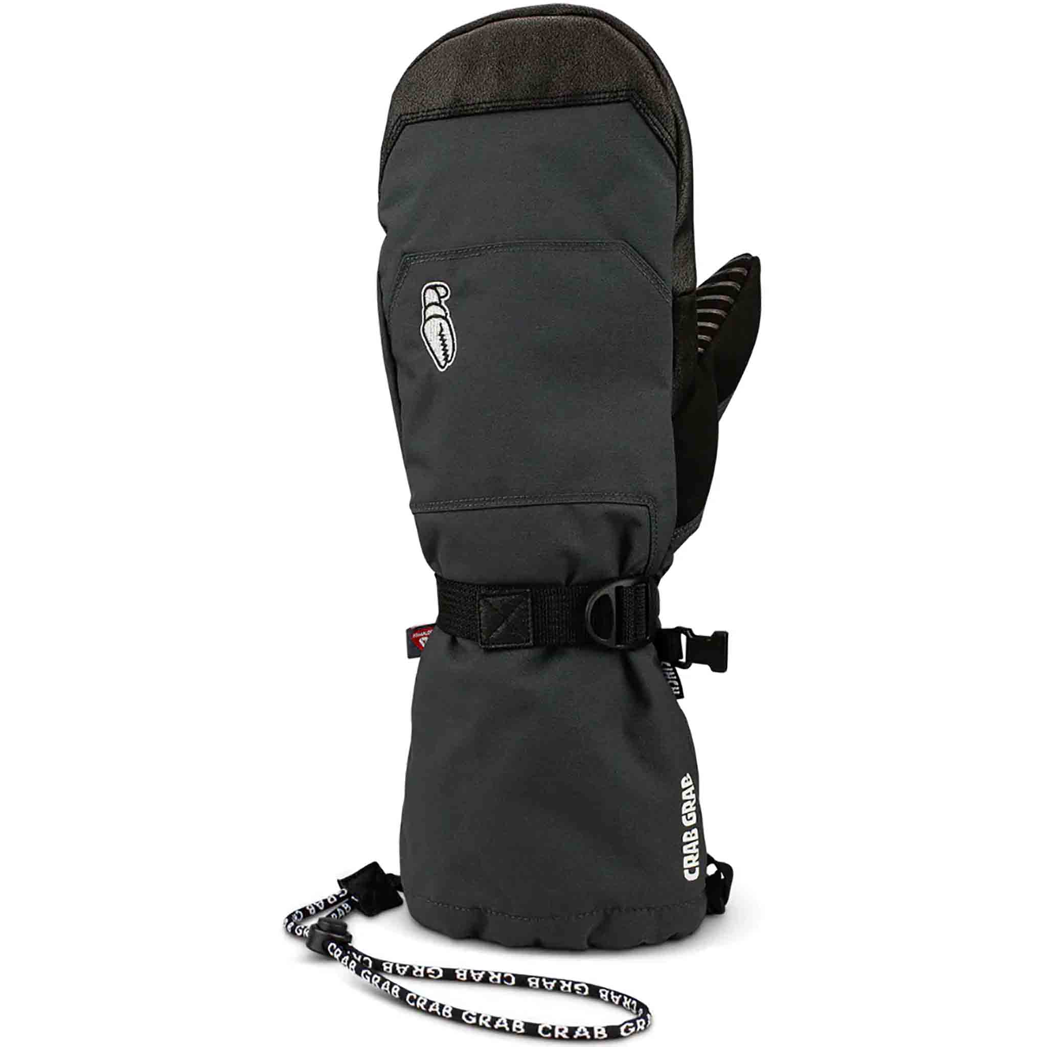 Crab Grab Cinch Mitt Washed Black Gloves & Mitts