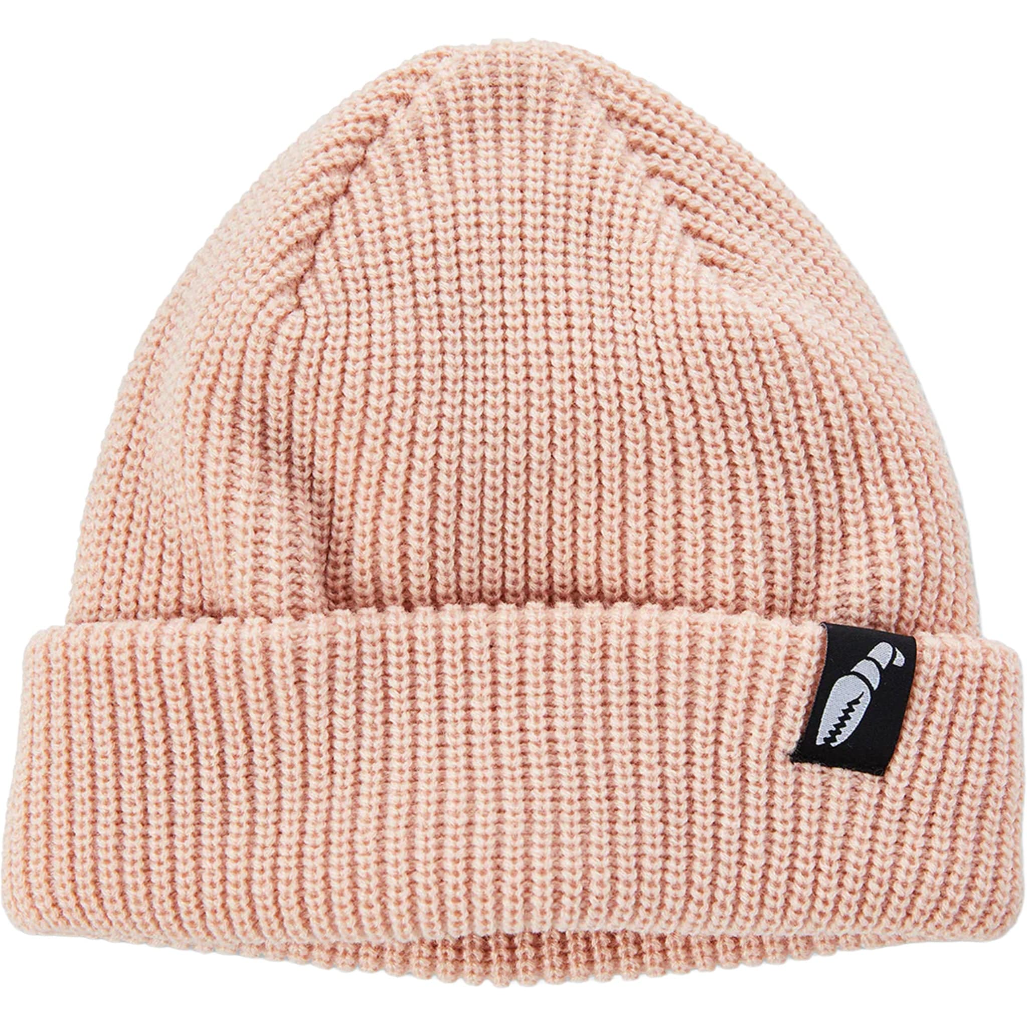 Crab Grab Claw Label Beanie Soft Pink Beanie