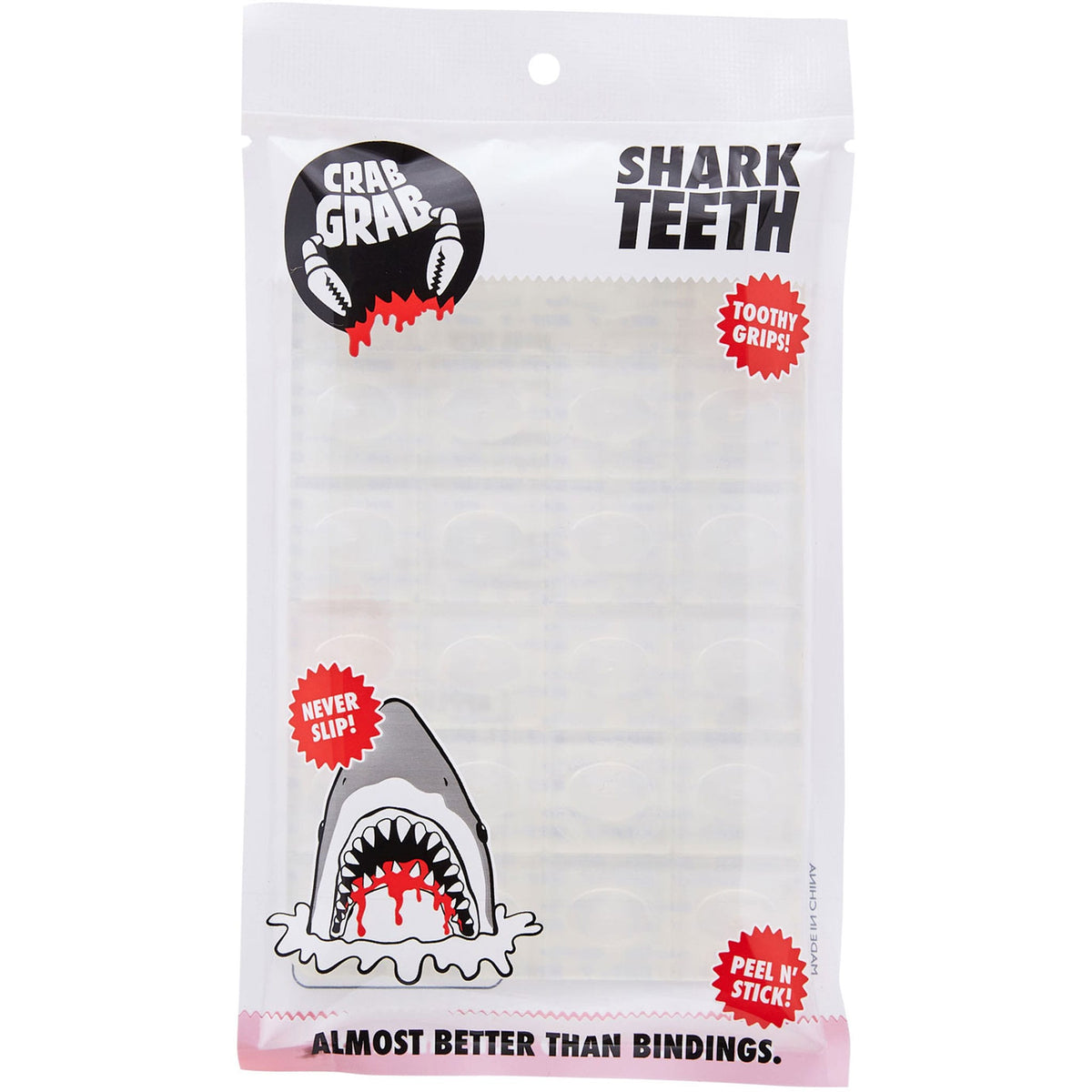 Crab Grab Shark Teeth Clear Stomp Pads