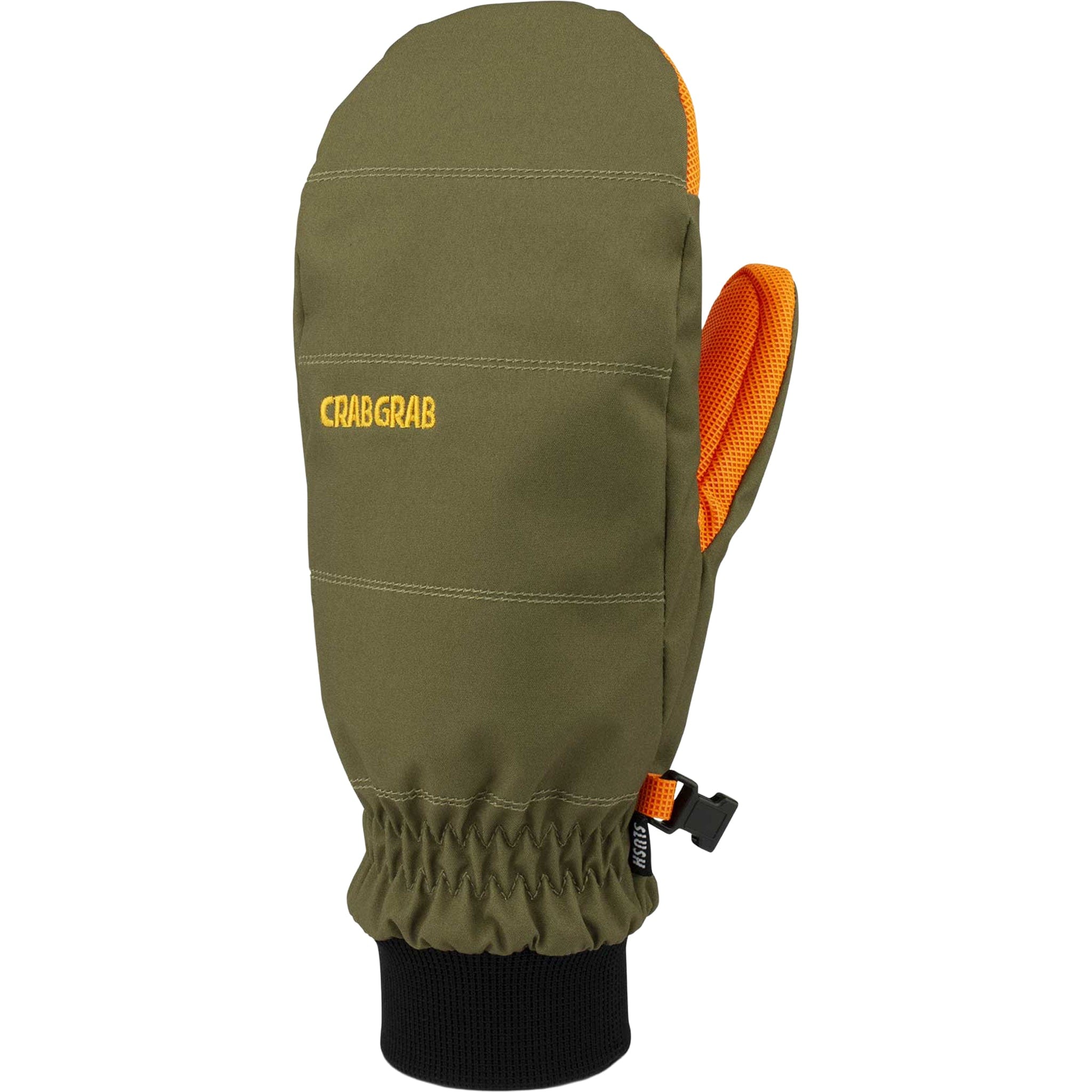 Crab Grab Slush Mitt Olive & Orange Gloves & Mitts