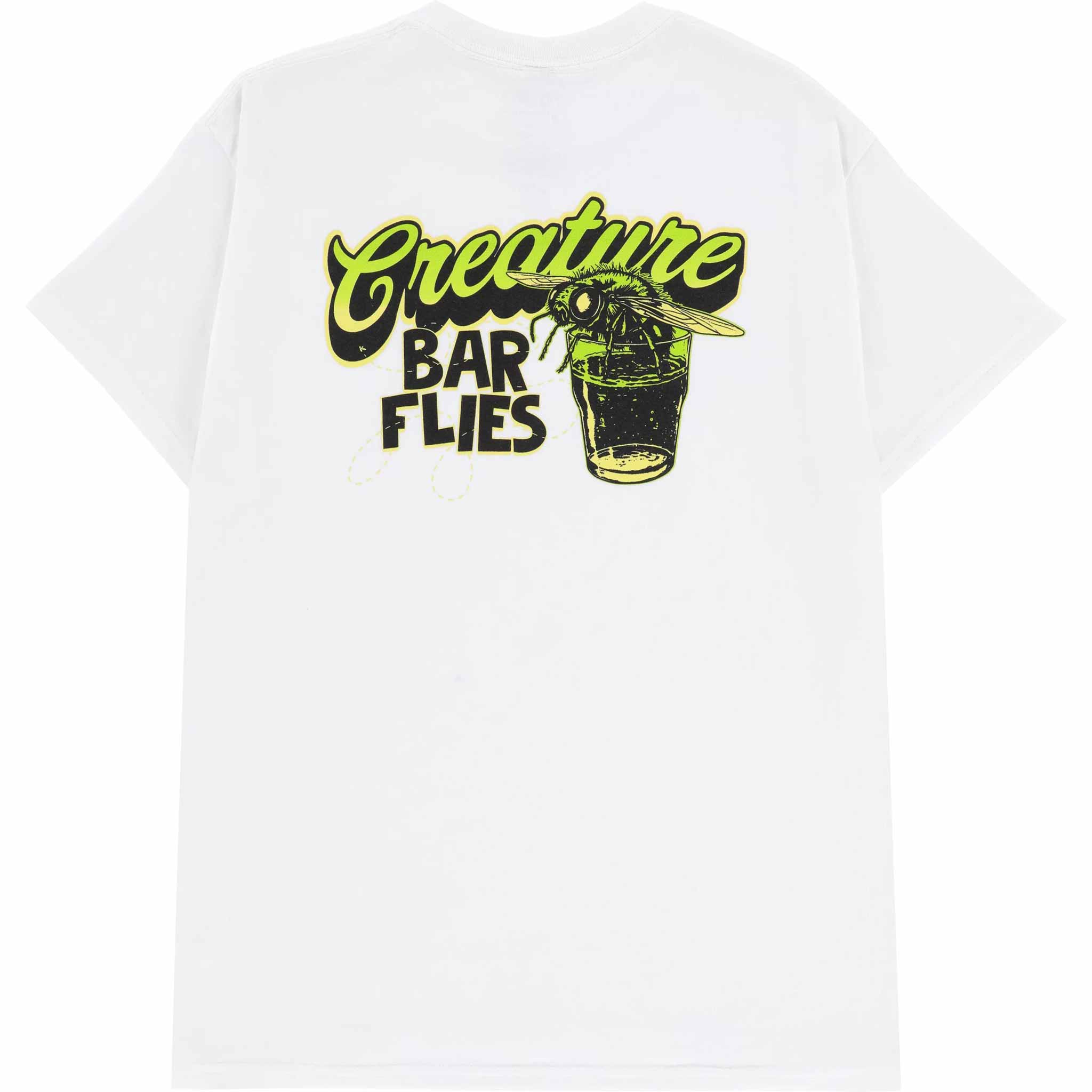 Creature Barfly Tee White T Shirt