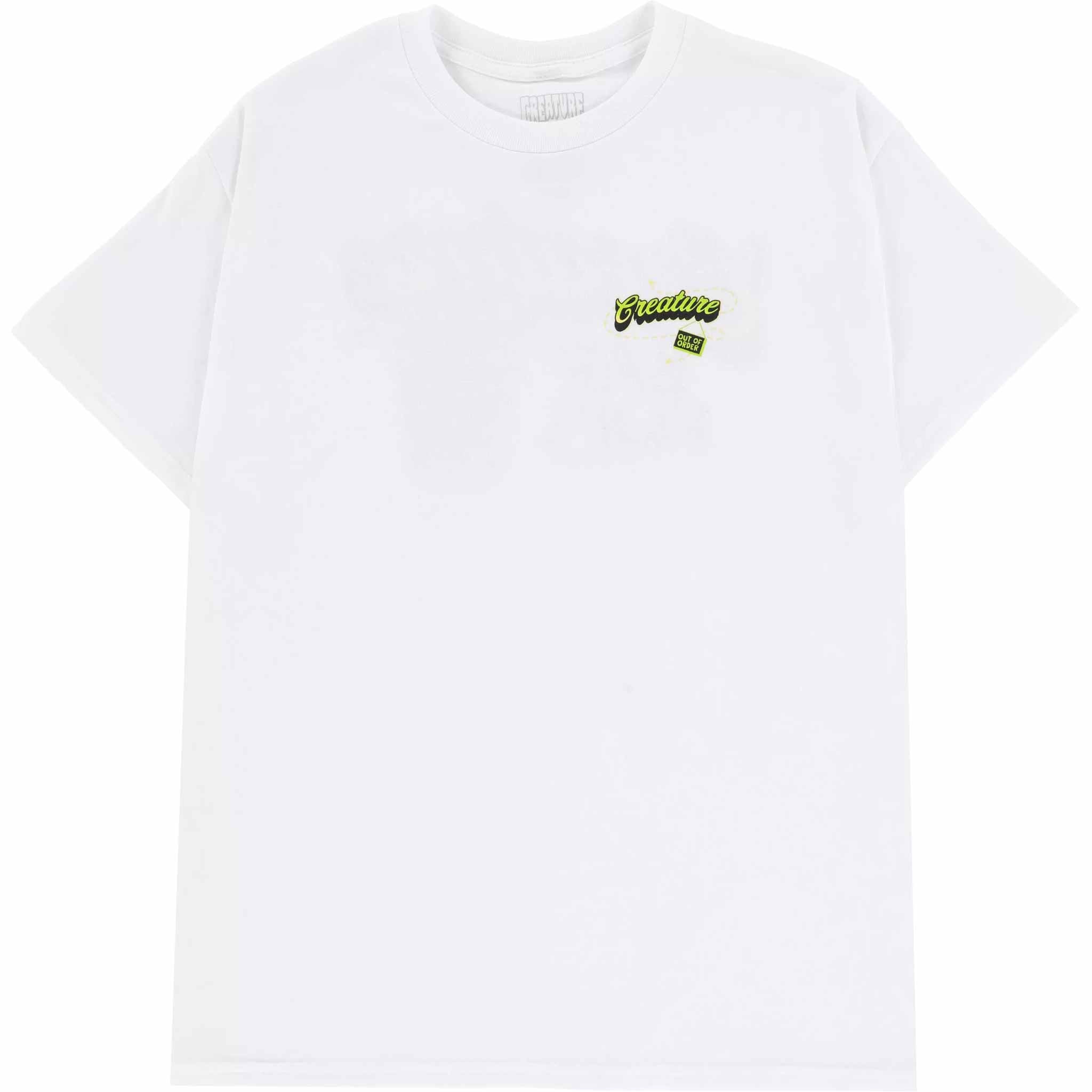 Creature Barfly Tee White T Shirt