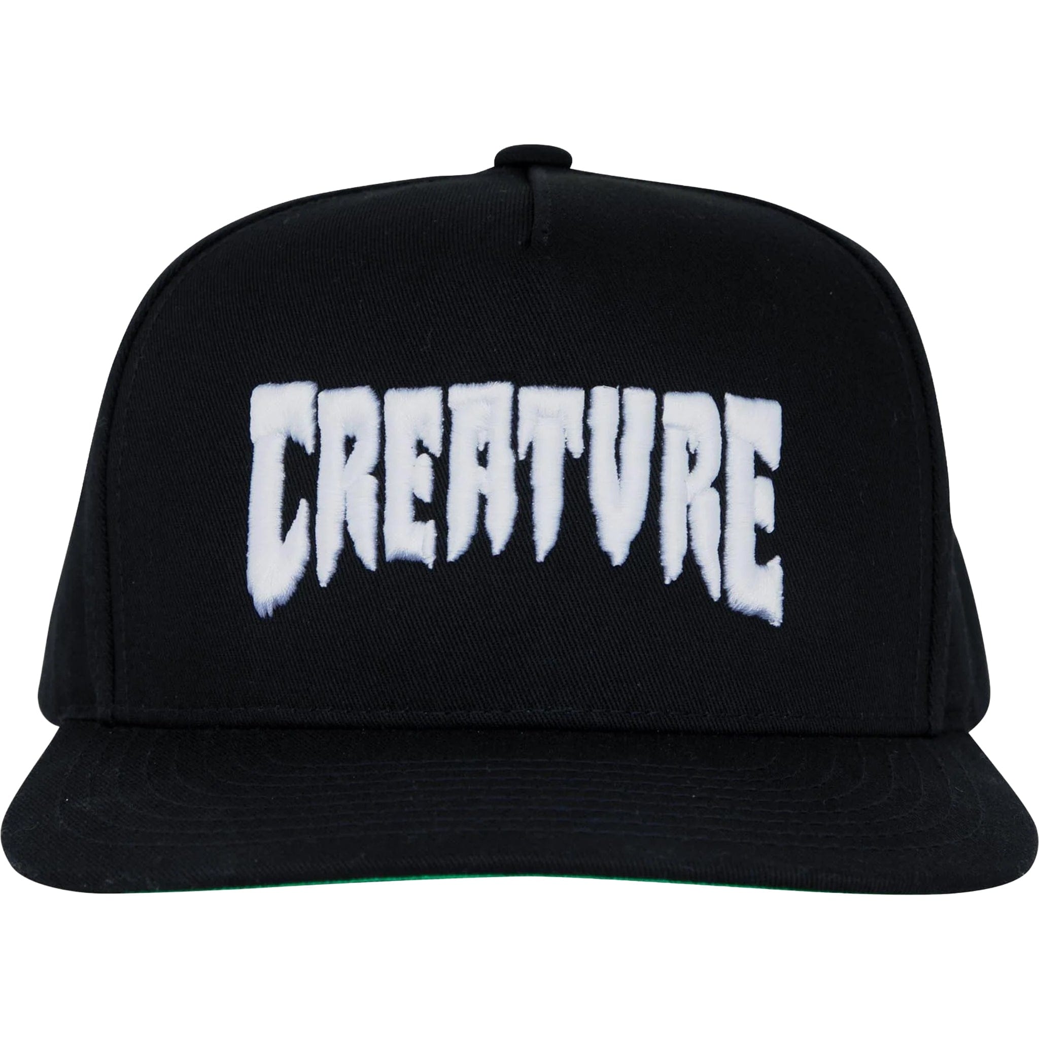 Creature Mono Logo Snapback Hat Black Hats
