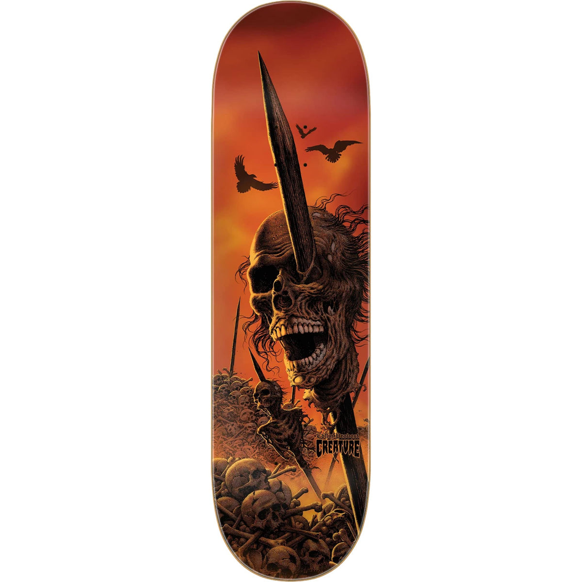 Creature Provost Wasted Skateboard Deck 8.75" Skateboard