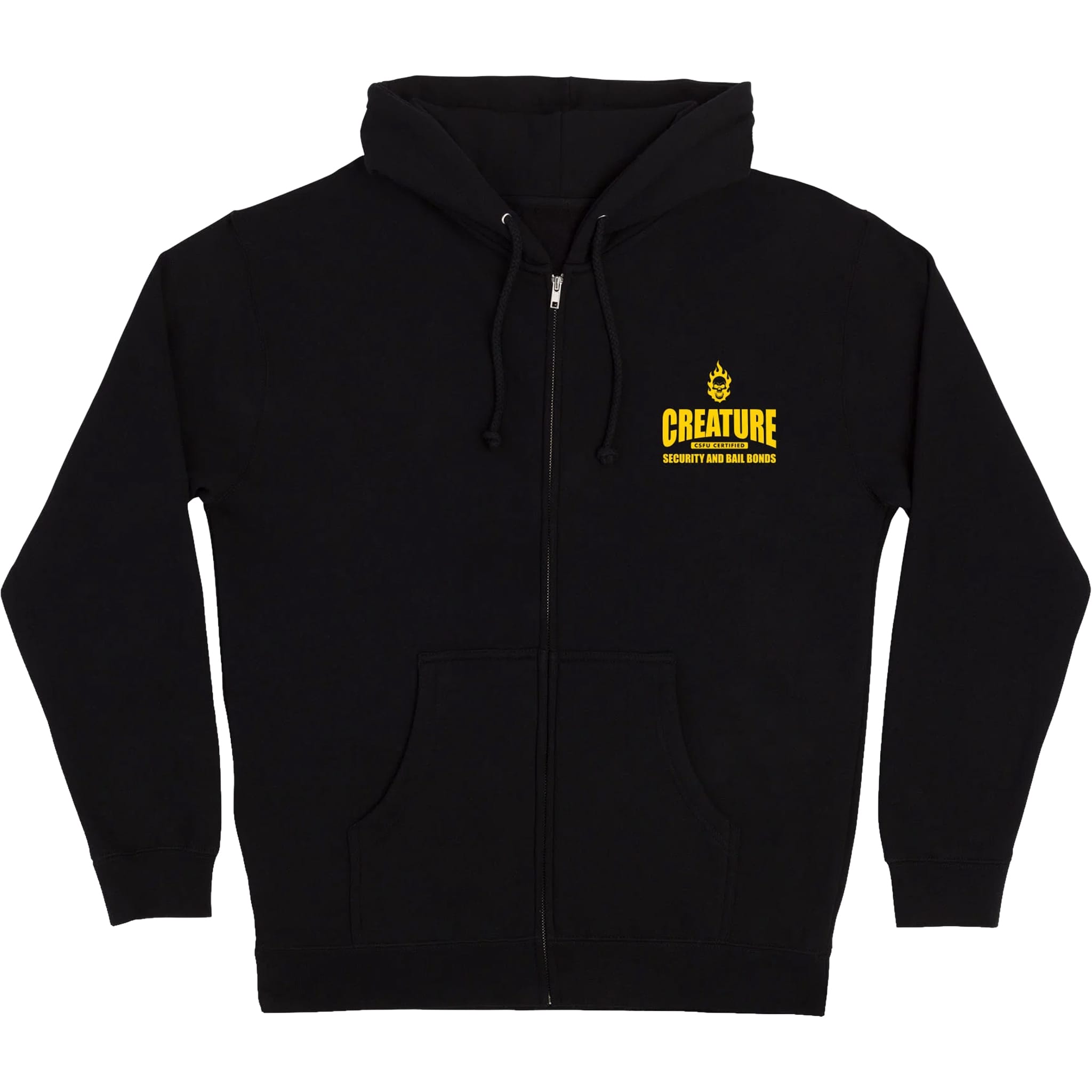 Creature Security Service Zip Hoodie Black Sweatshirts
