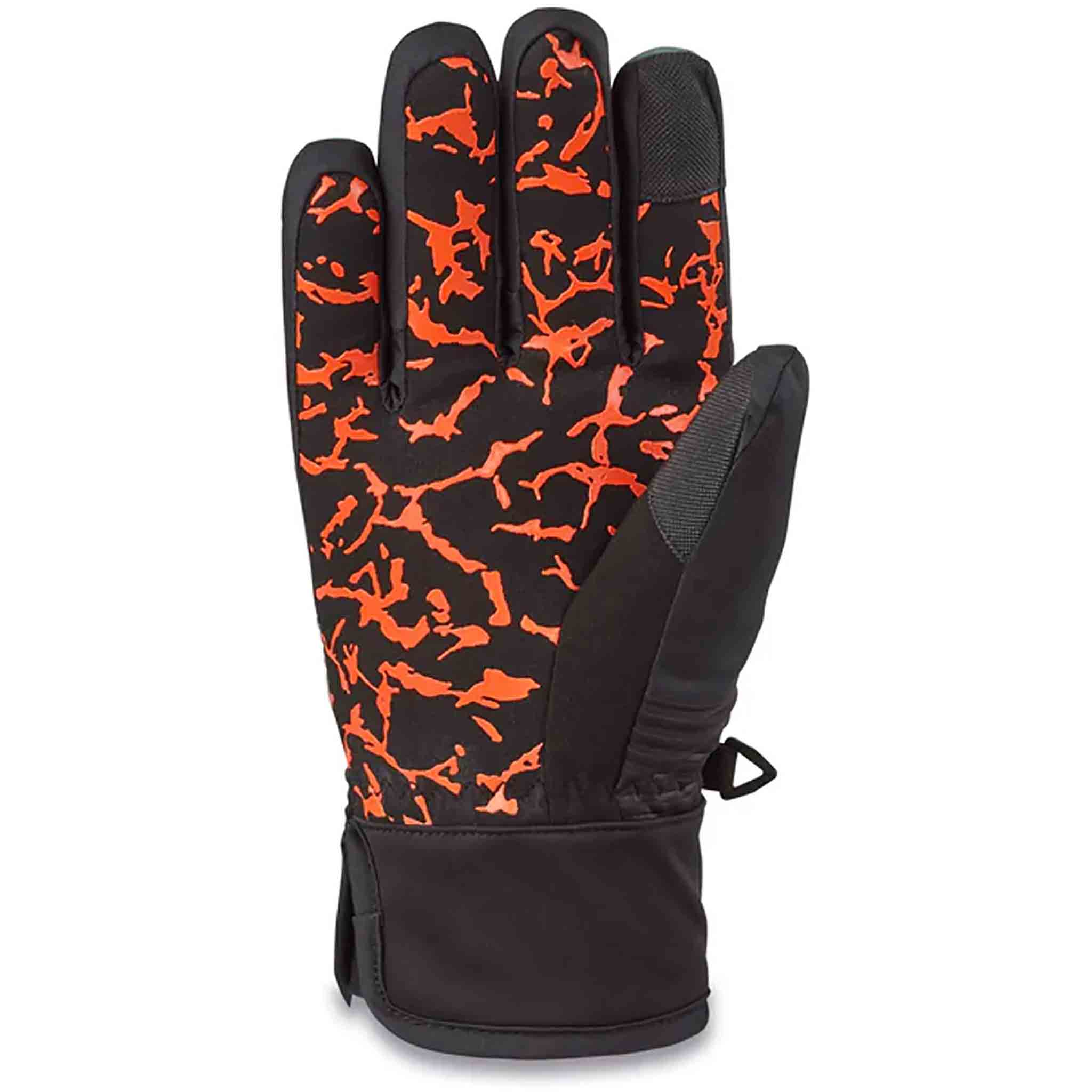 Dakine Crossfire Glove Dark Forest Orange Gloves & Mitts