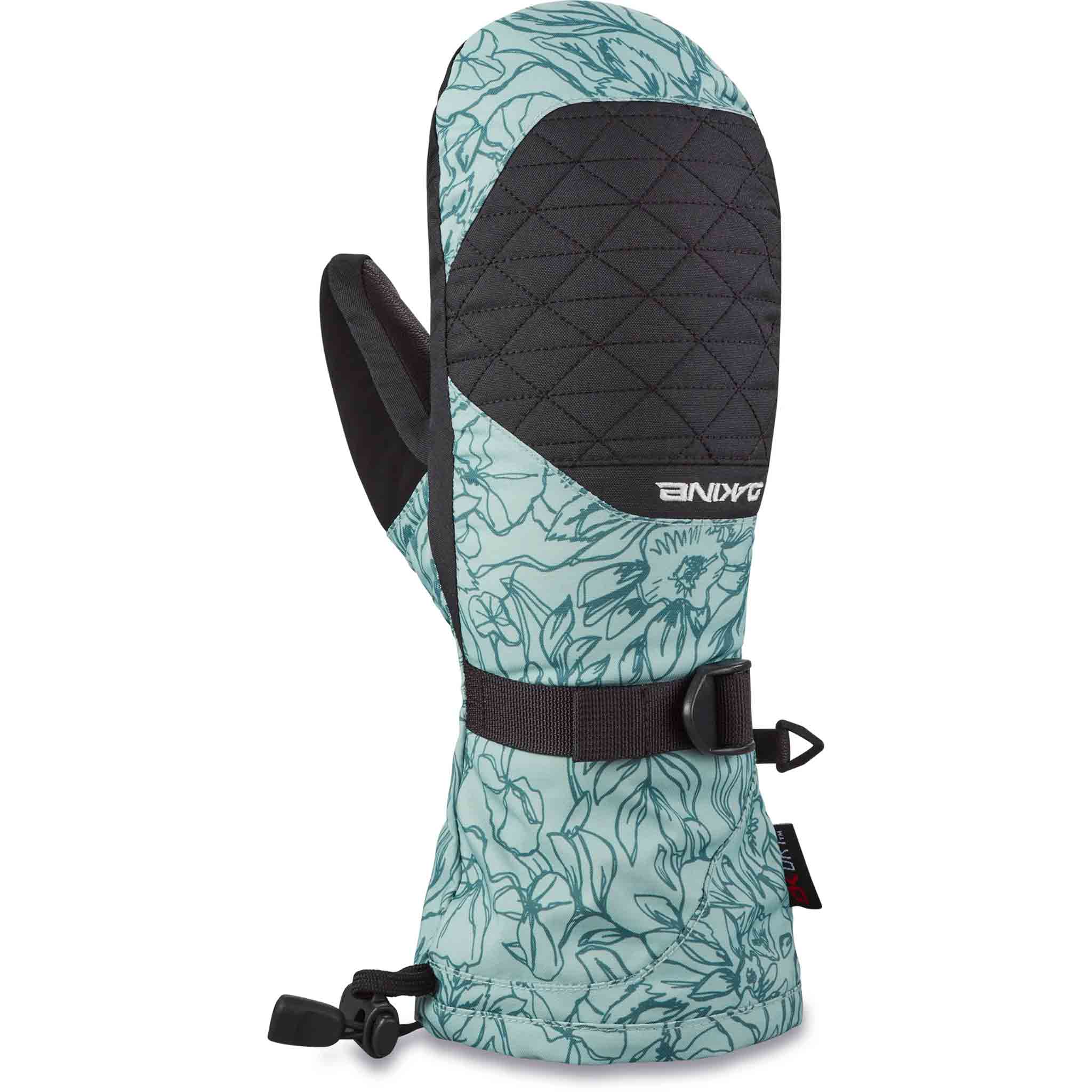 Dakine Women's Leather Camino Mitt Poppy Iceberg Grey Gloves & Mitts