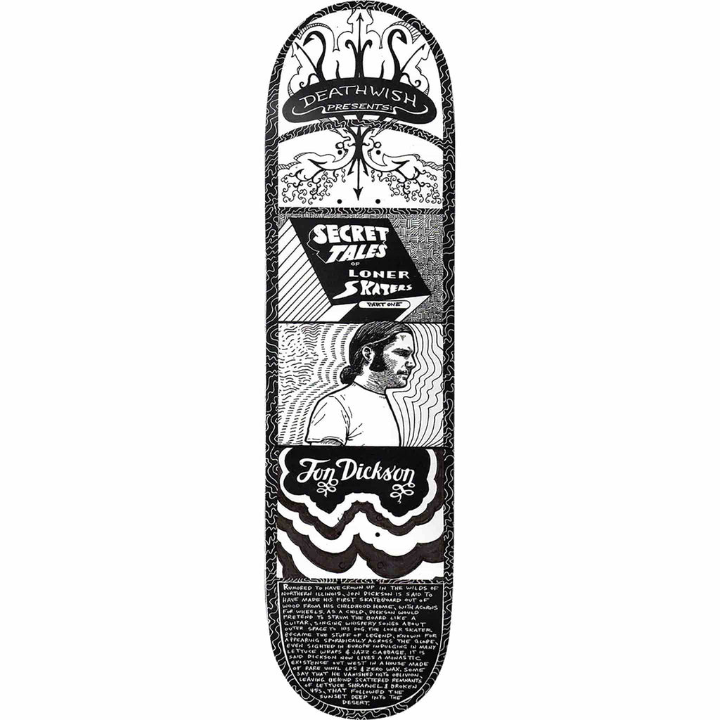 Deathwish Dickson Secret Tails 8.25" Skateboard Deck Skateboard