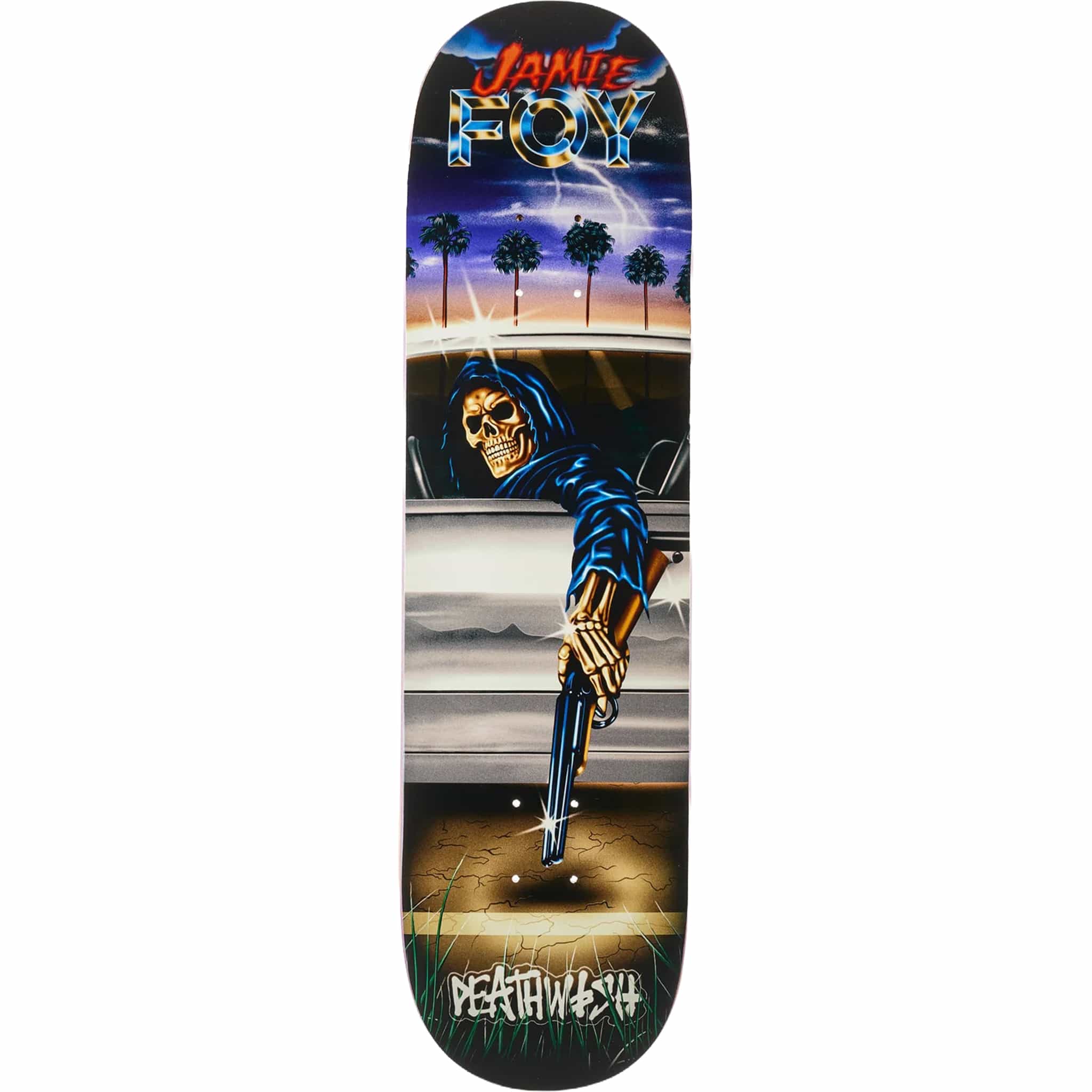 Deathwish Jamie Foy Samborgini Reaper Skateboard Deck 8.25" Skateboard
