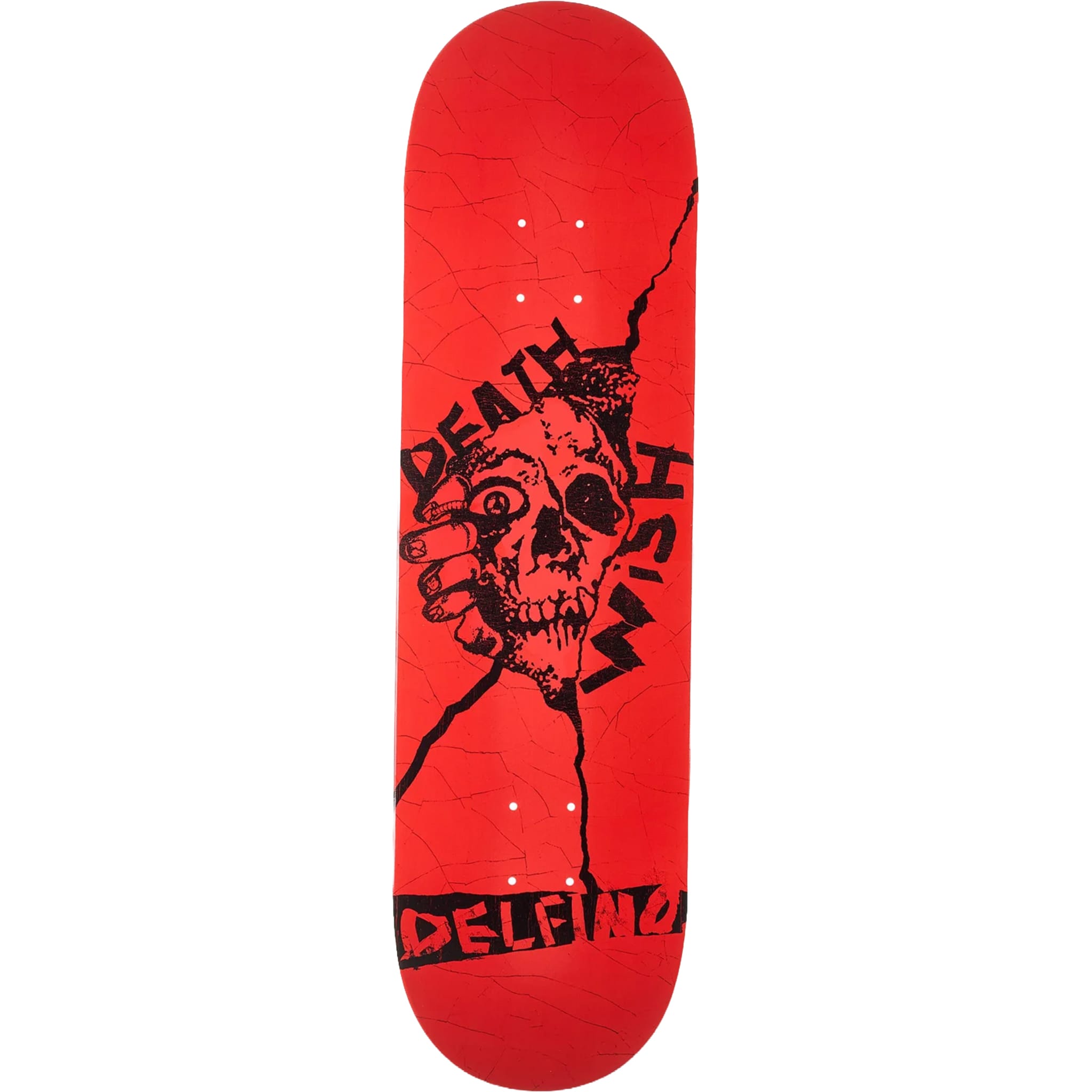 Deathwish Pedro Delfino Rot Skateboard Deck 8.5" Skateboard