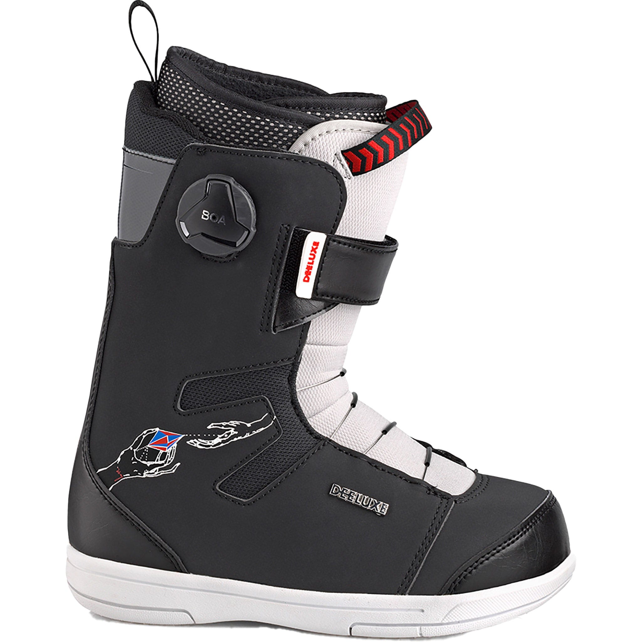 Deeluxe Youth Rough Diamond Snowboard Boot Black 2026 Kids Snowboard Boots
