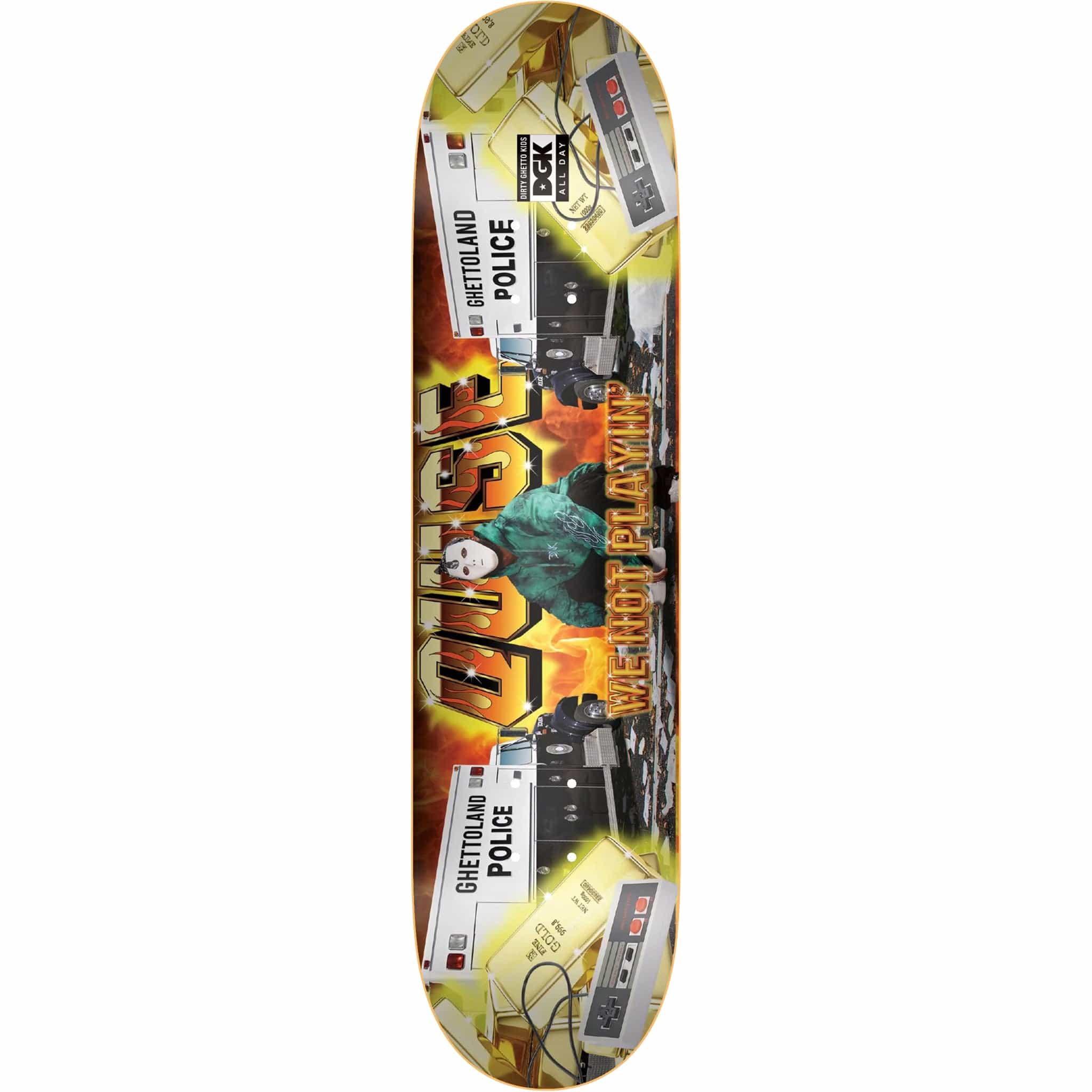 DGK Quise Ghetto Fab Skateboard Deck 8.25" Skateboard