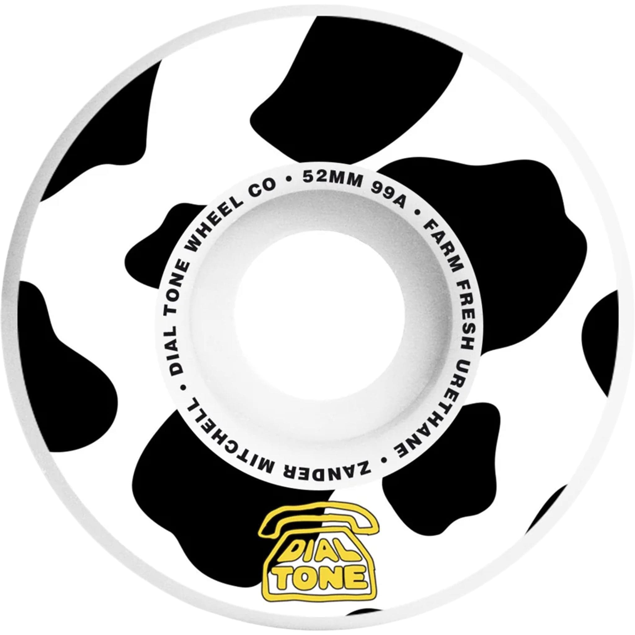 Dial Tone Mitchell Farm Fresh Standard Skateboard Wheels 99a 52mm Skateboard Wheels