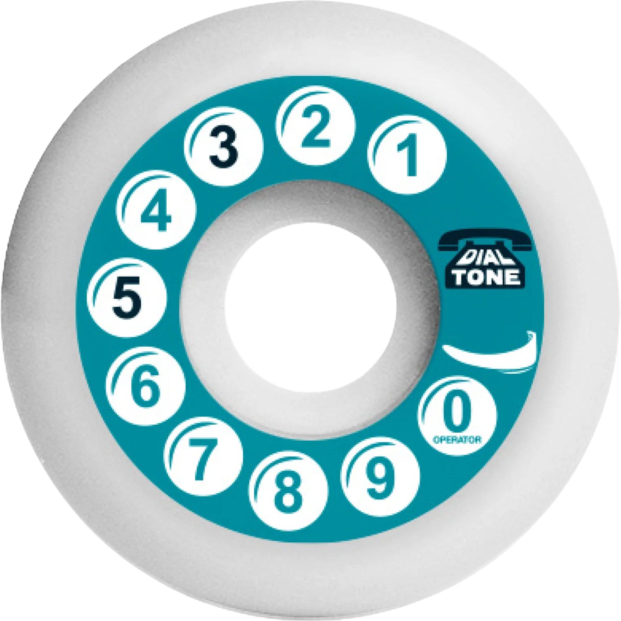 Dial Tone OG Rotary Conical Cut Skateboard Wheels 99a 53mm Skateboard Wheels