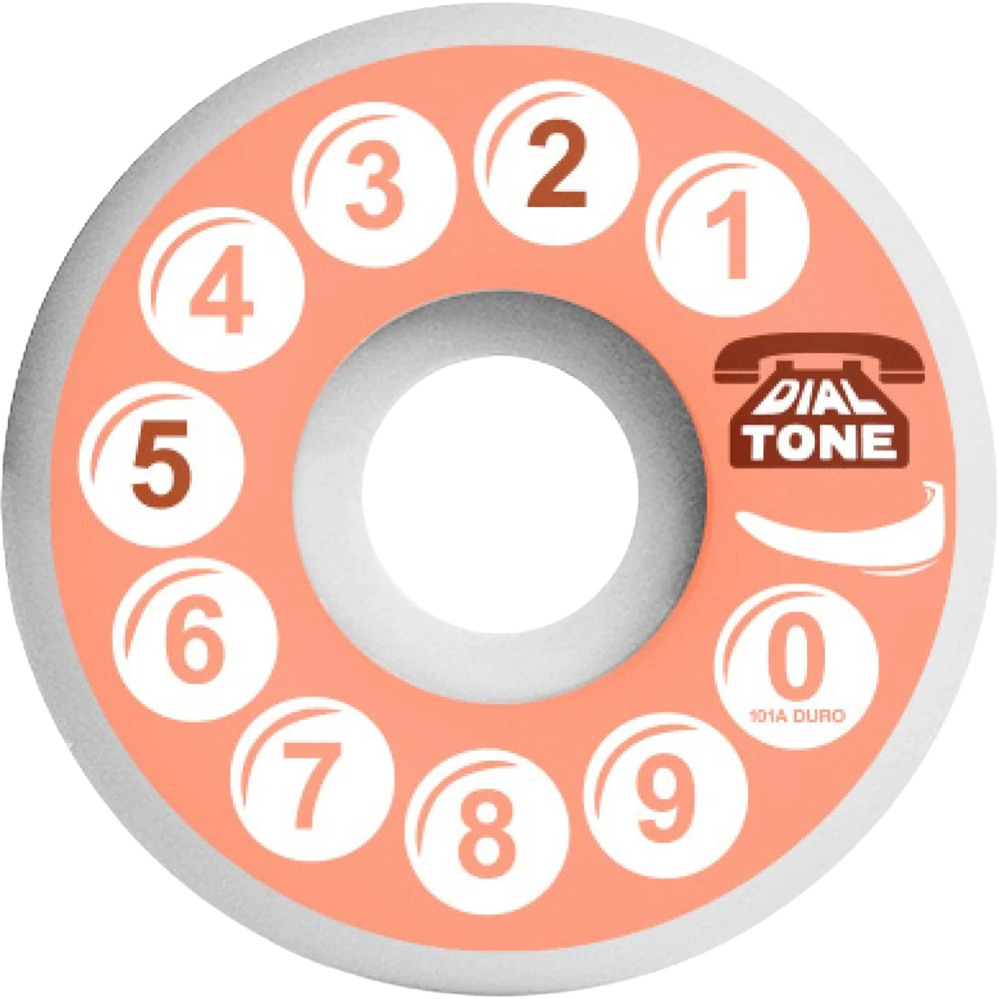 Dial Tone OG Rotary Standard Skateboard Wheels 101a 52mm Skateboard Wheels