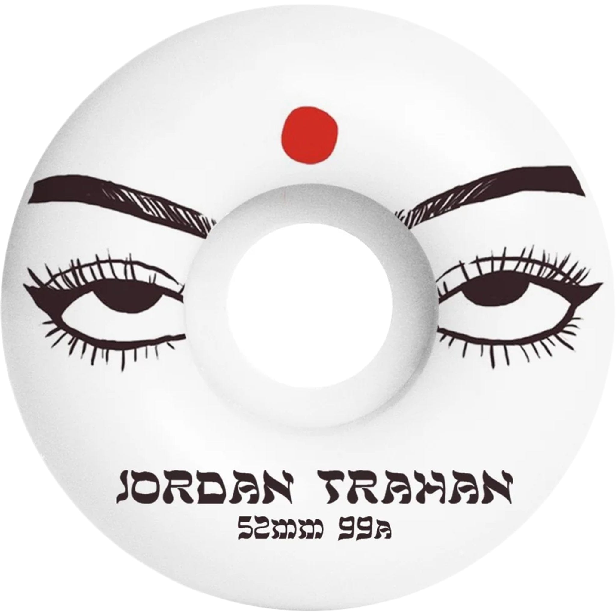Dial Tone Trahan Third Eye Conical Skateboard Wheels 99a 52mm Skateboard Wheels