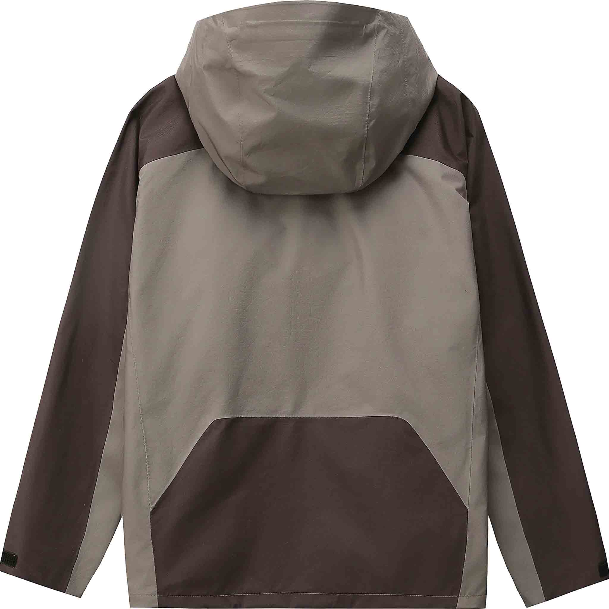 Dialrange Roland 3L Shell Jacket Moss Brown Mens Snowboard Coat