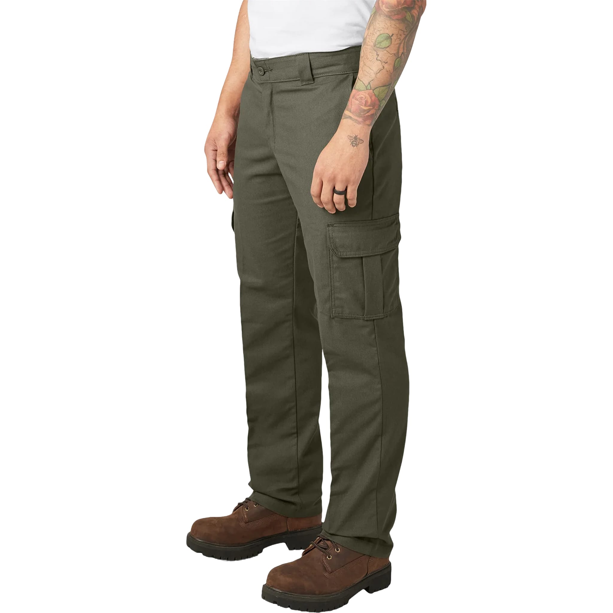 Dickies Flex Regular Fit Cargo Pant Moss Green Pants