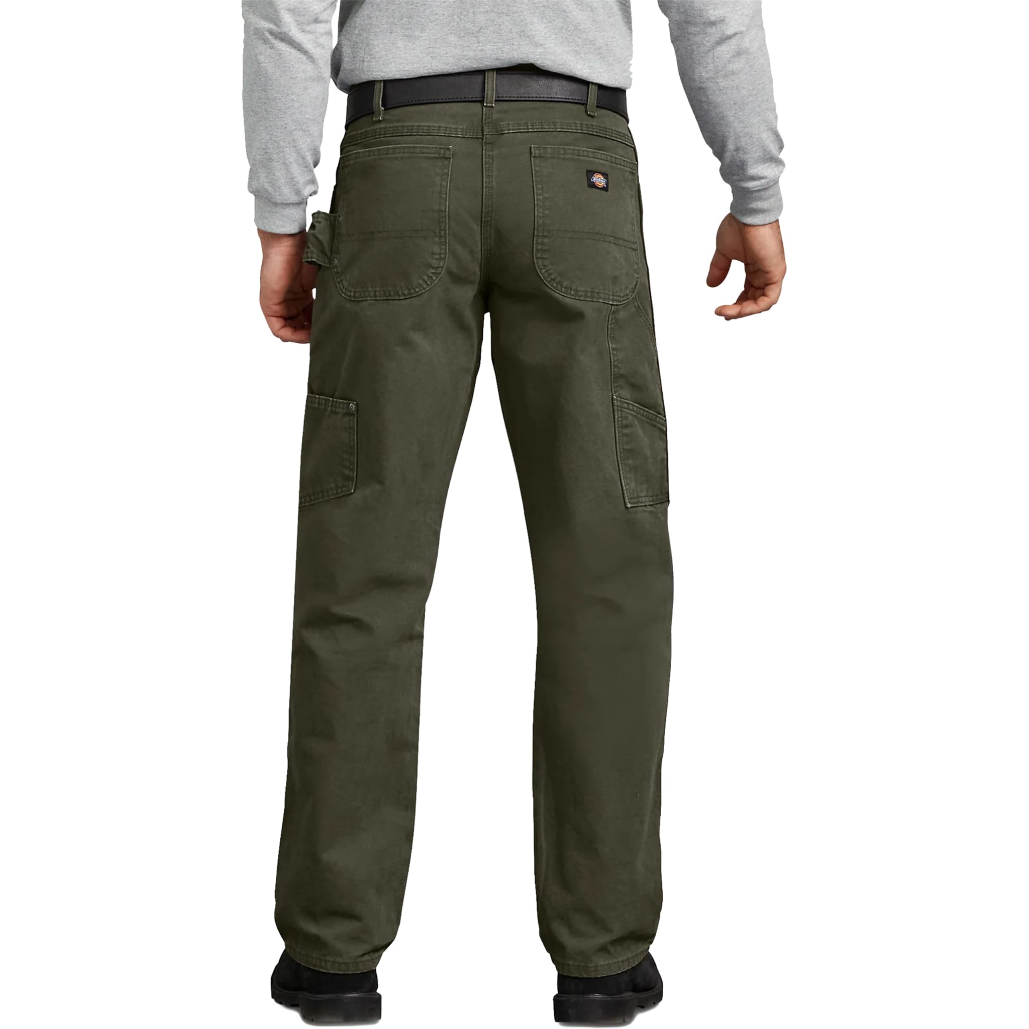 Dickies Relaxed Sanded Duck Carpenter Pants Rinsed Moss Green Pants