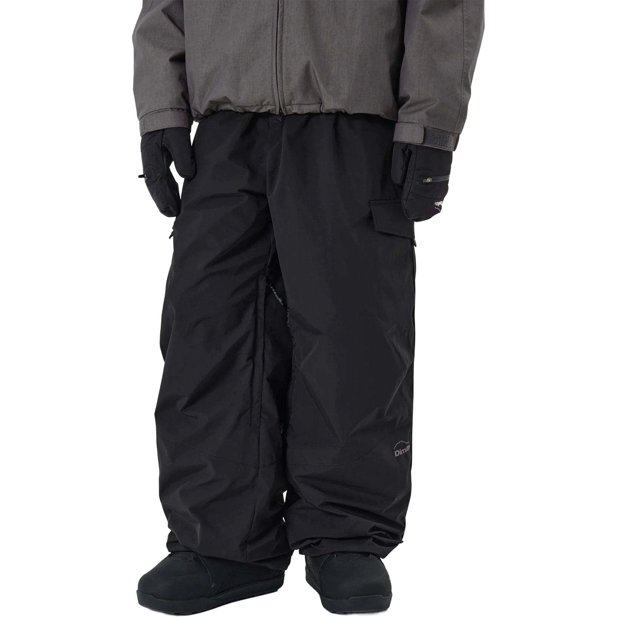 Dimito 25 Air Force Banded Pants Wide Fit LV.1 Mid Black Mens Snowboard Pants