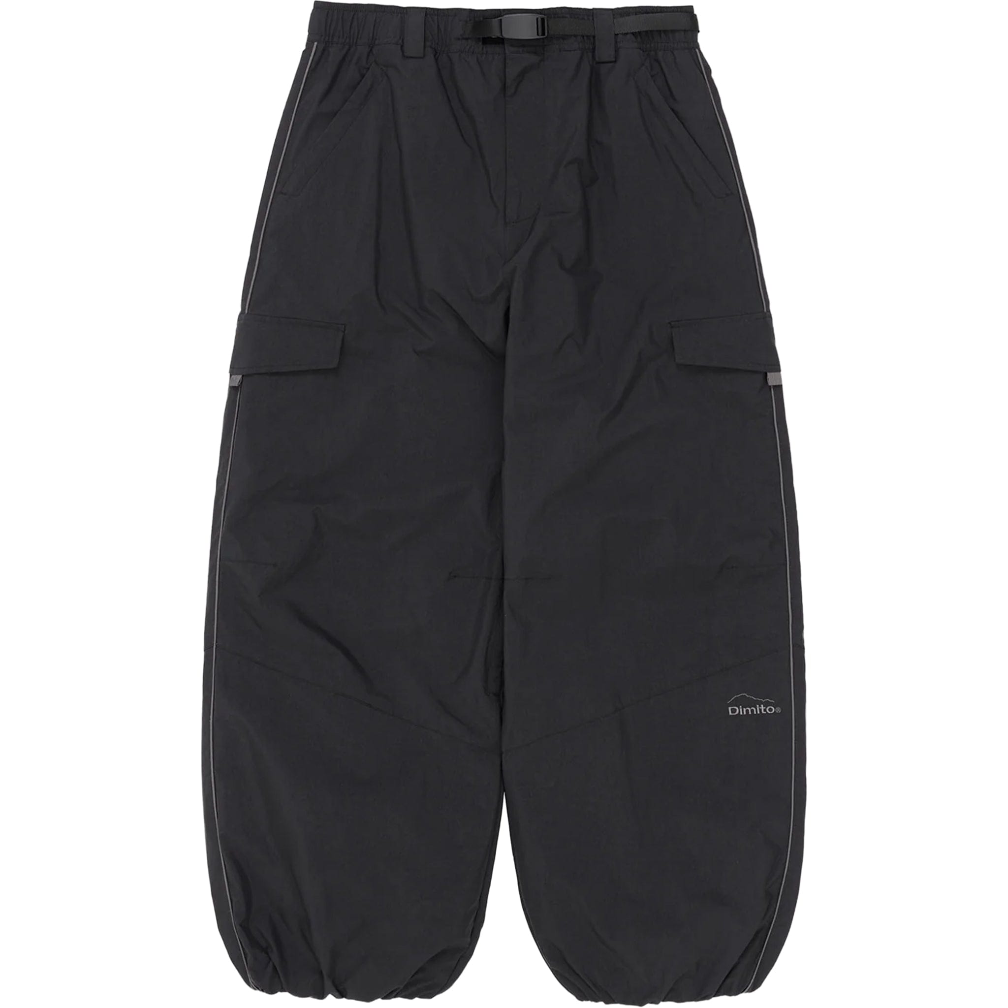 Dimito 25 Air Force Banded Pants Wide Fit LV.1 Mid Black Mens Snowboard Pants