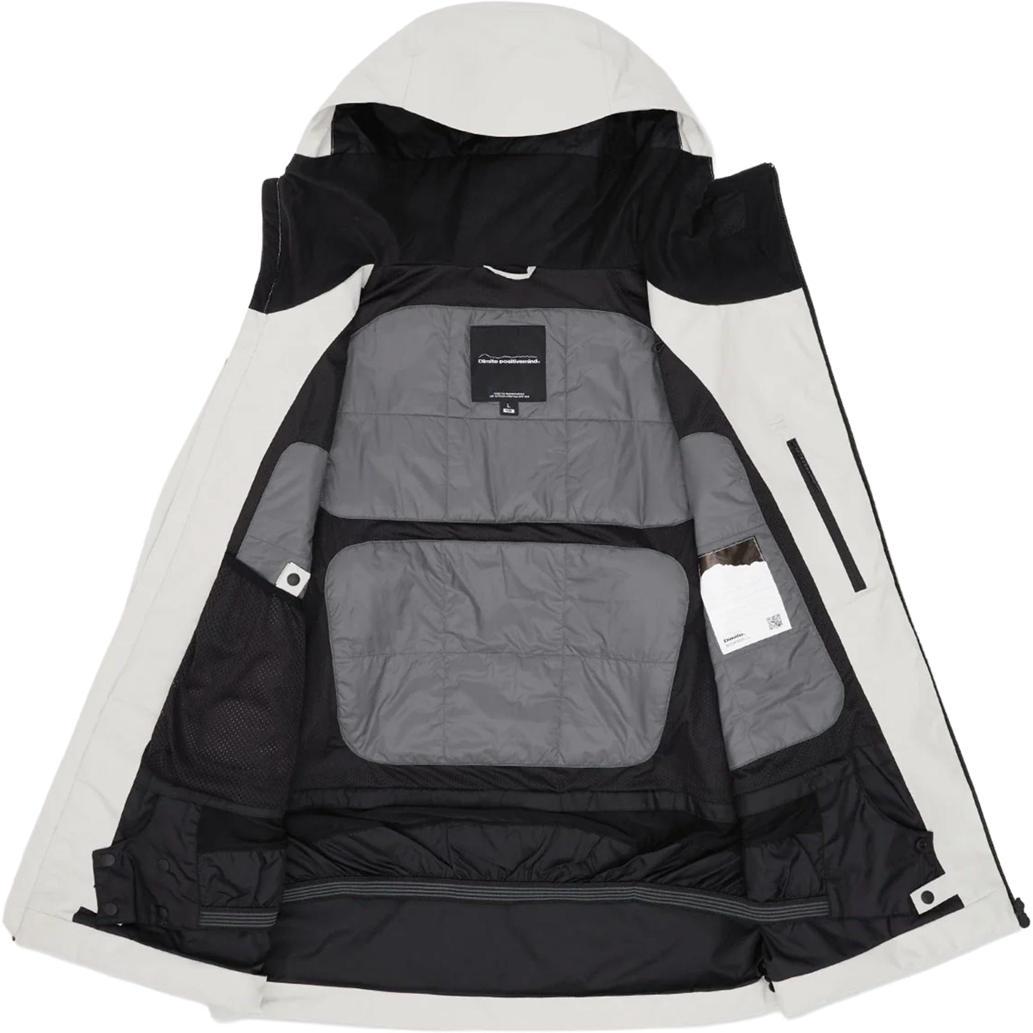 Dimito 25 Apex Jacket Cream White Mens Snowboard Coat