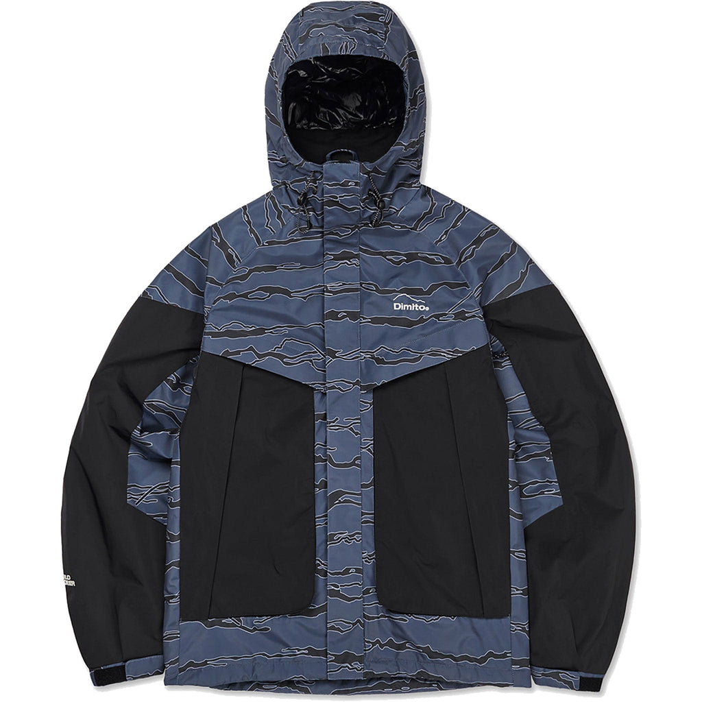 Dimito Astro Jacket Mt. Camo Navy 2024 Mens Snowboard Coat