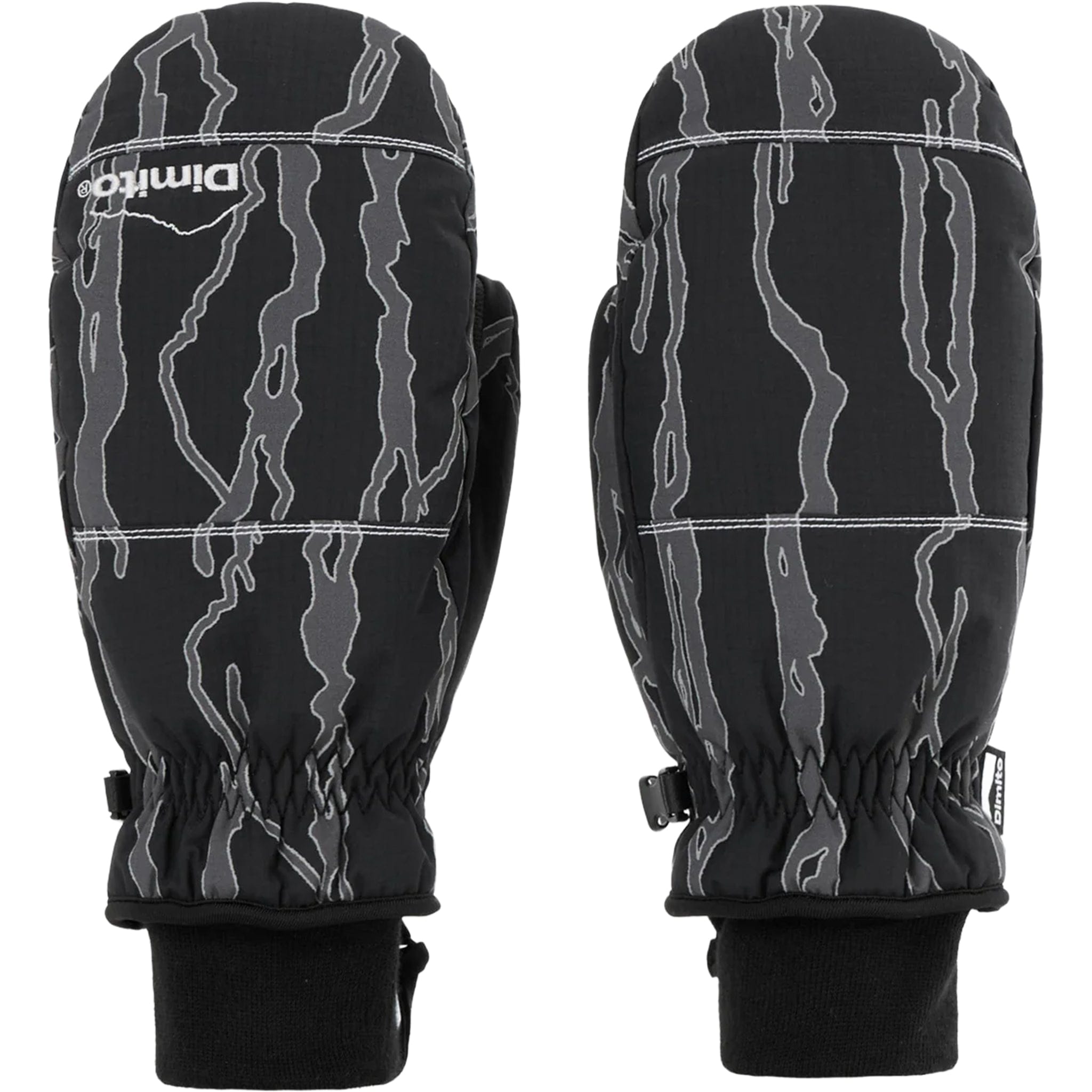 Dimito Hae Reflective Line Mitten Hae MT Black Gloves & Mitts