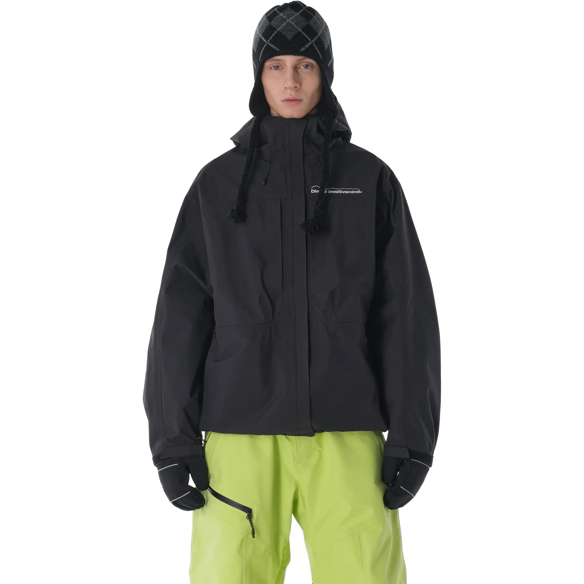 Dimito MT 3L Jacket Black Mens Snowboard Coat