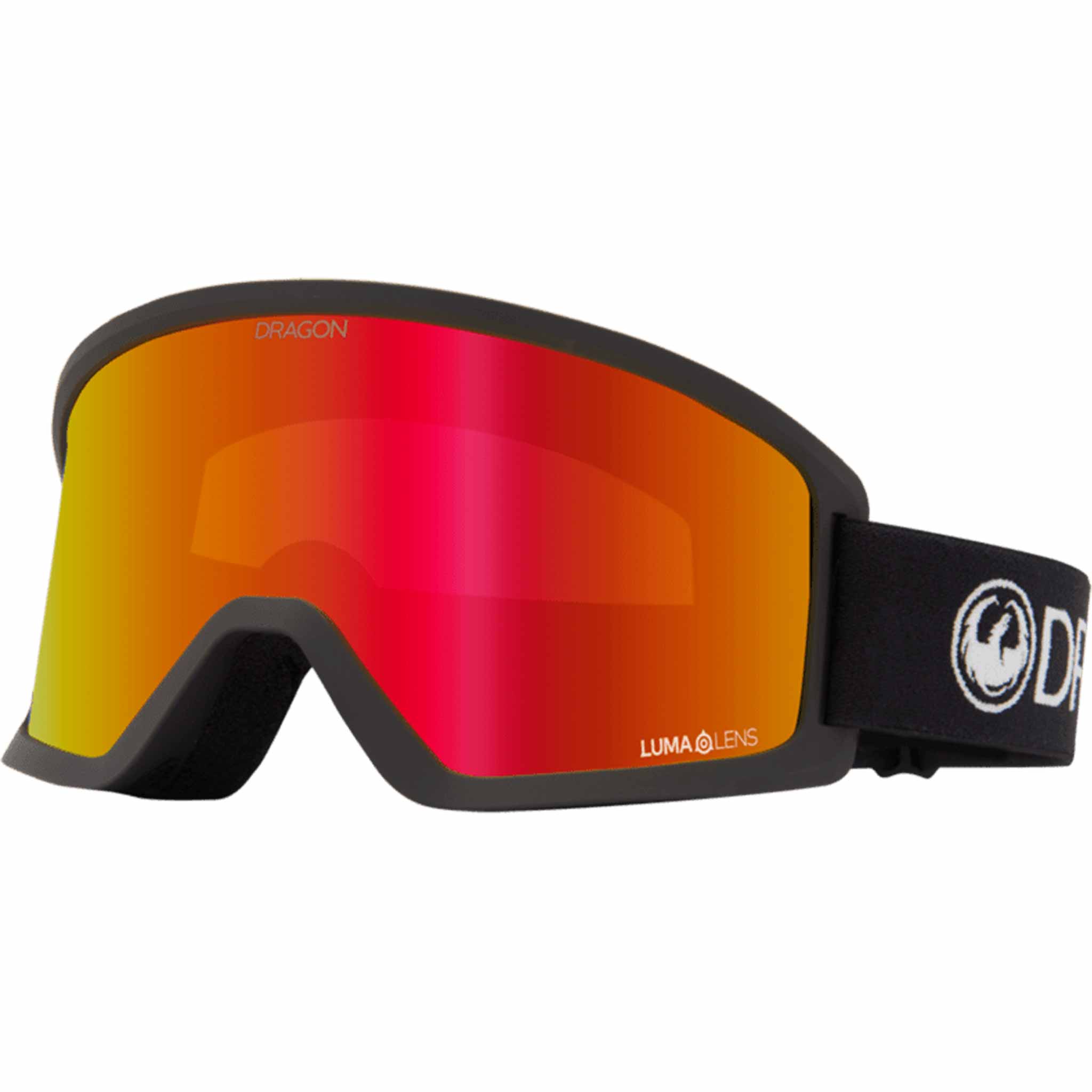 Dragon DX3 OTG Black Goggles Lumalens Red Ion 2026 Goggles