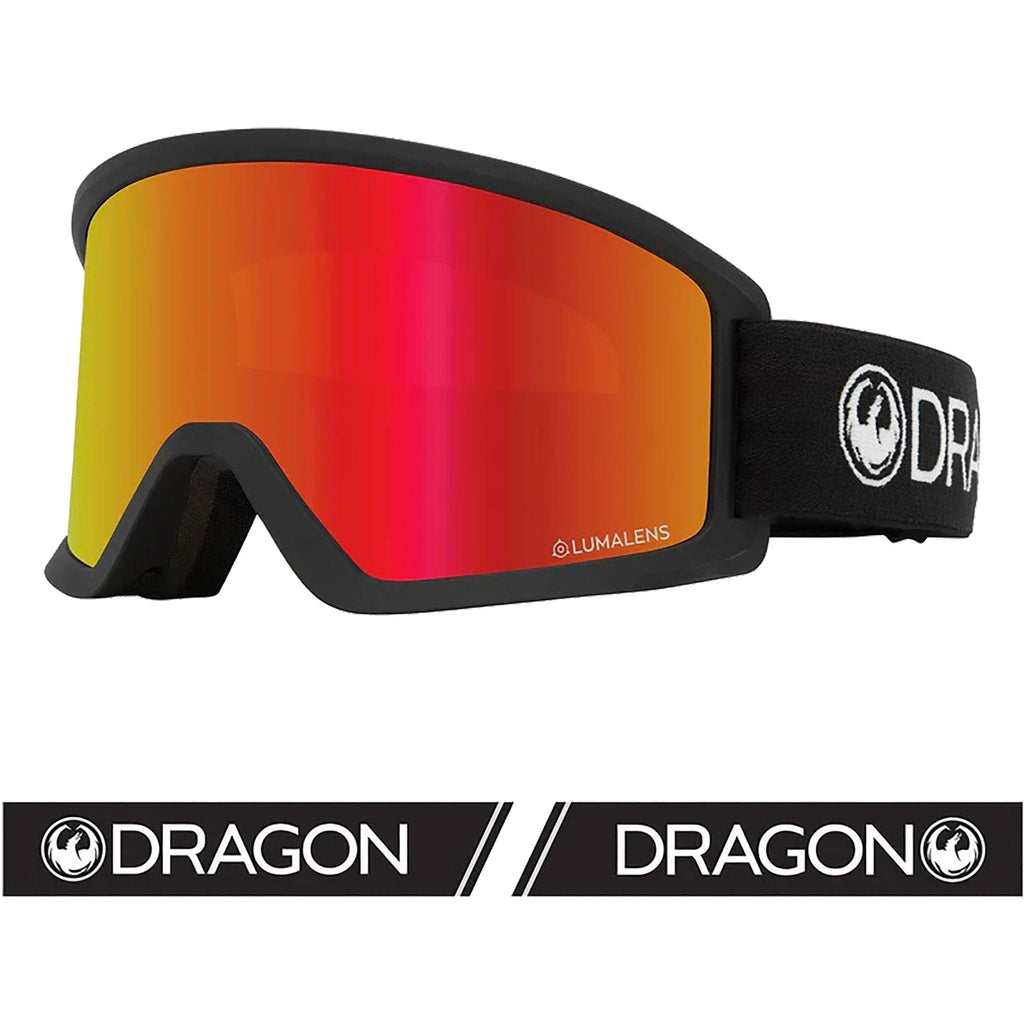 Dragon DX3 OTG Black LL Red Ion 2024 Goggles