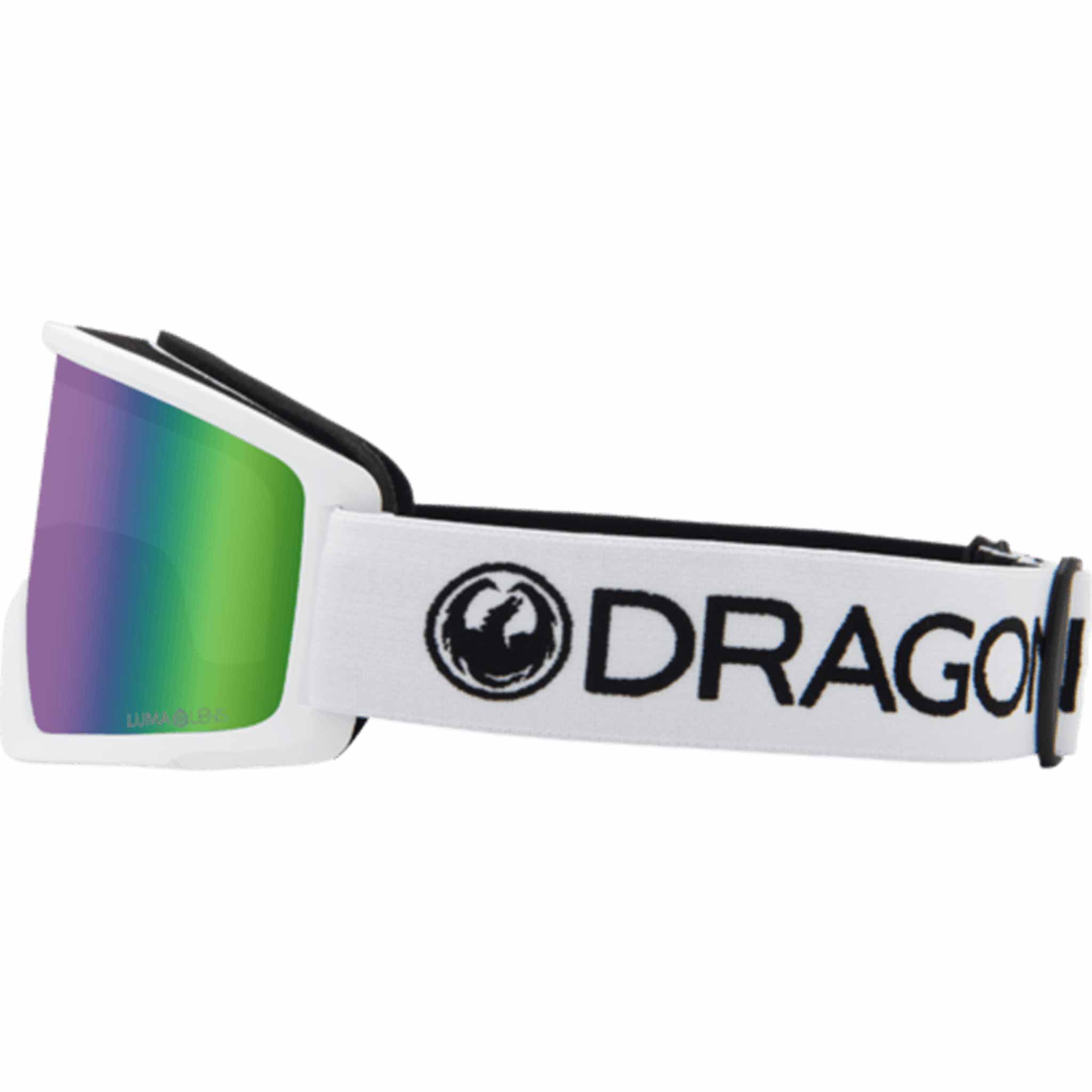 Dragon DX3 OTG White Goggles Lumalens Green Ion 2026 Goggles