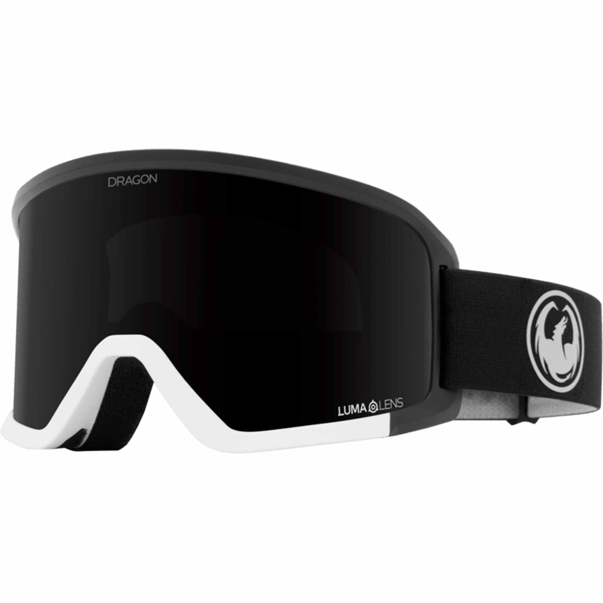 Dragon DX3 Plus OTG Nouveau Black Low Bridge Goggles Lumalens Red Ion + Dark Smoke 2026 Goggles