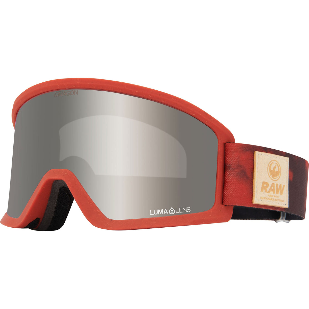 Dragon DX3 Plus OTG Raw Lumalens Silver Ion + Amber Lens 2027 Goggles