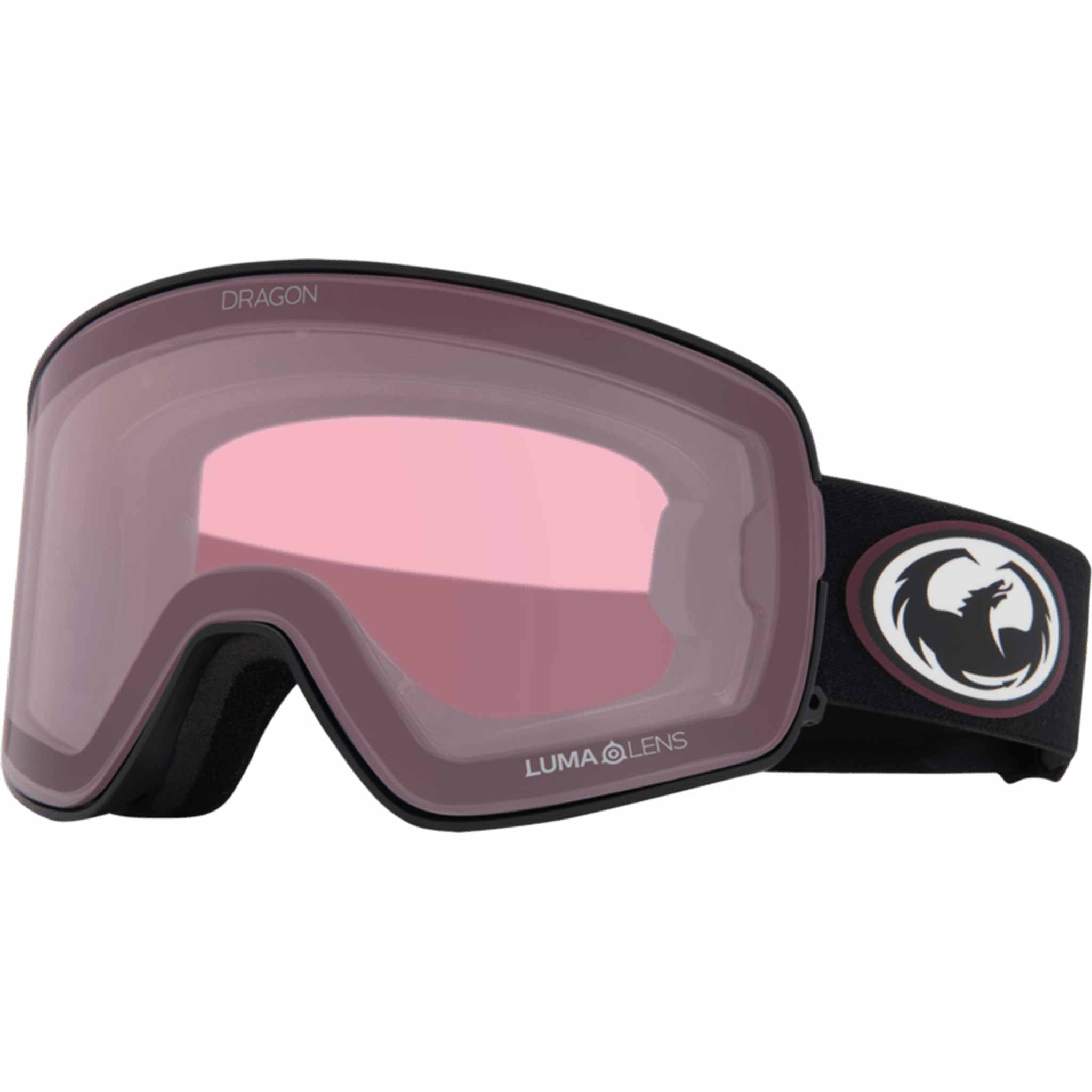 Dragon NFX2 Old Skool Goggles Lumalens Red Ion + Light Rose 2026 Goggles