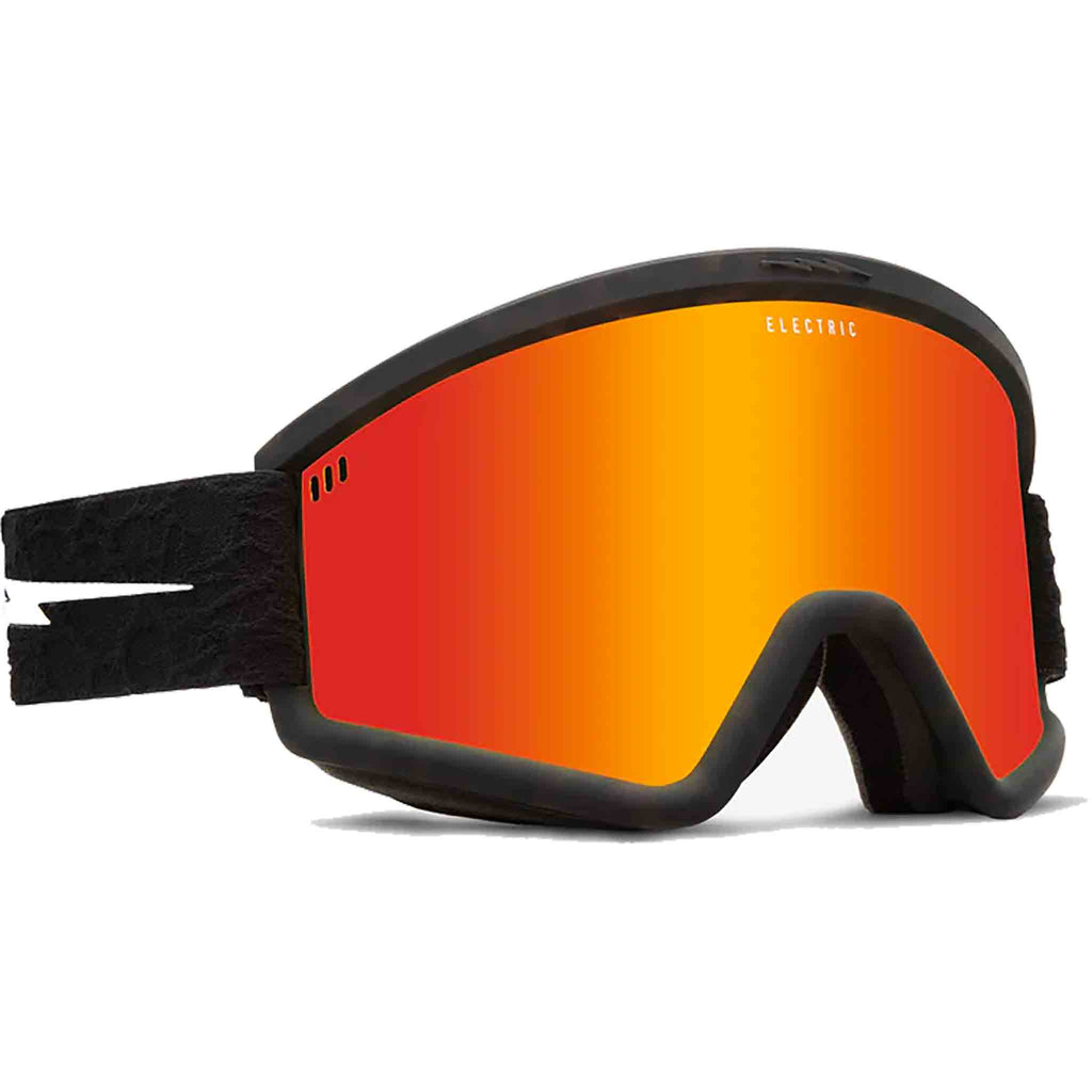Electric Hex Black Tort Nuron Red Chrome Goggles
