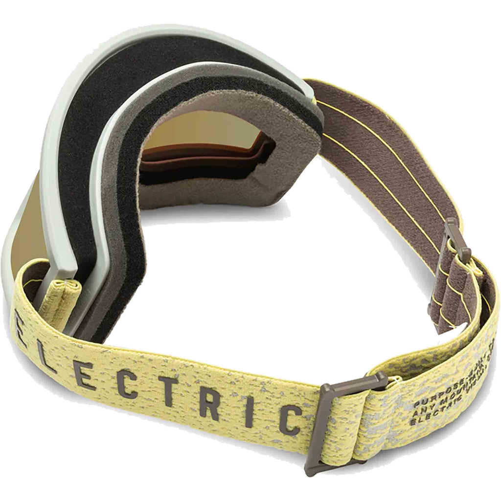 Electric Hex Canna Speckle Gold Chrome Goggles