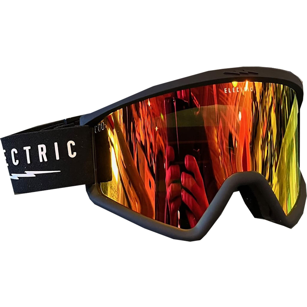 Electric X Sanction Hex Black Red Chrome Goggles