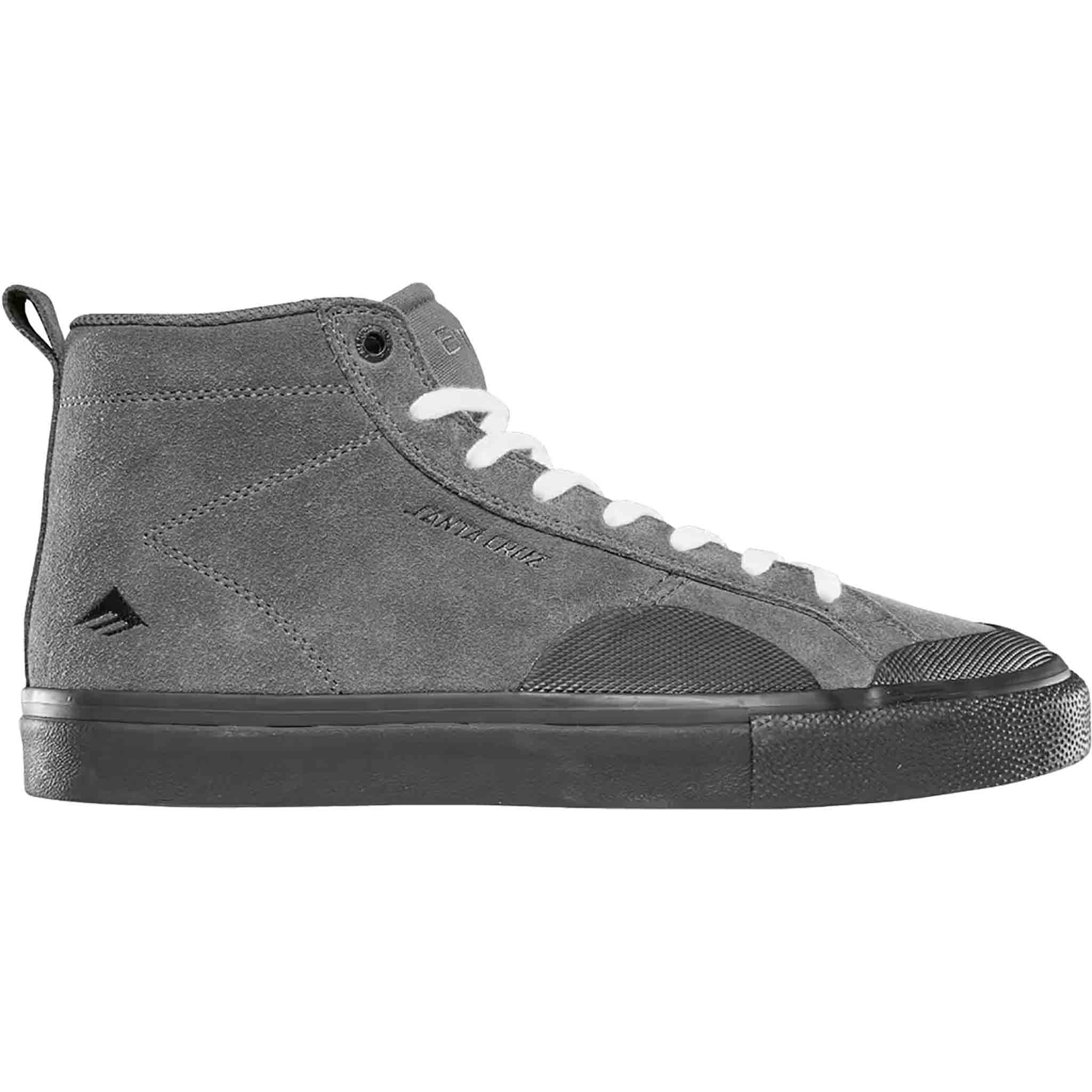Emerica Omen Hi Grey Black Santa Cruz Shoes