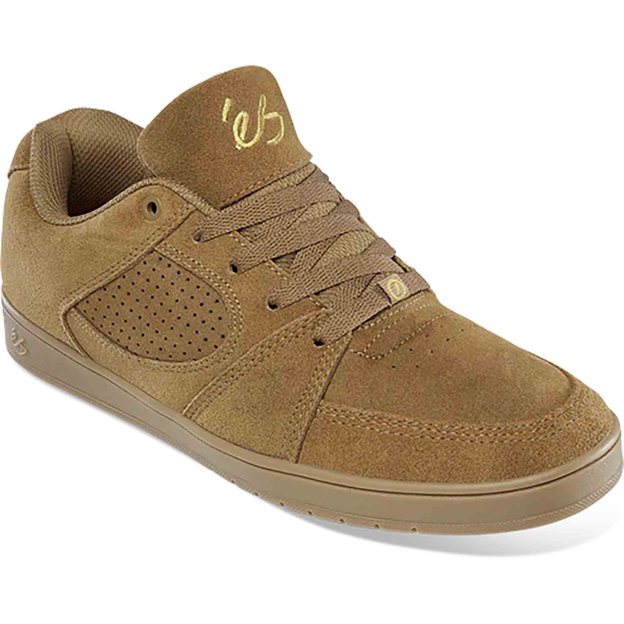 Es Accel Slim Brown Gum Shoes