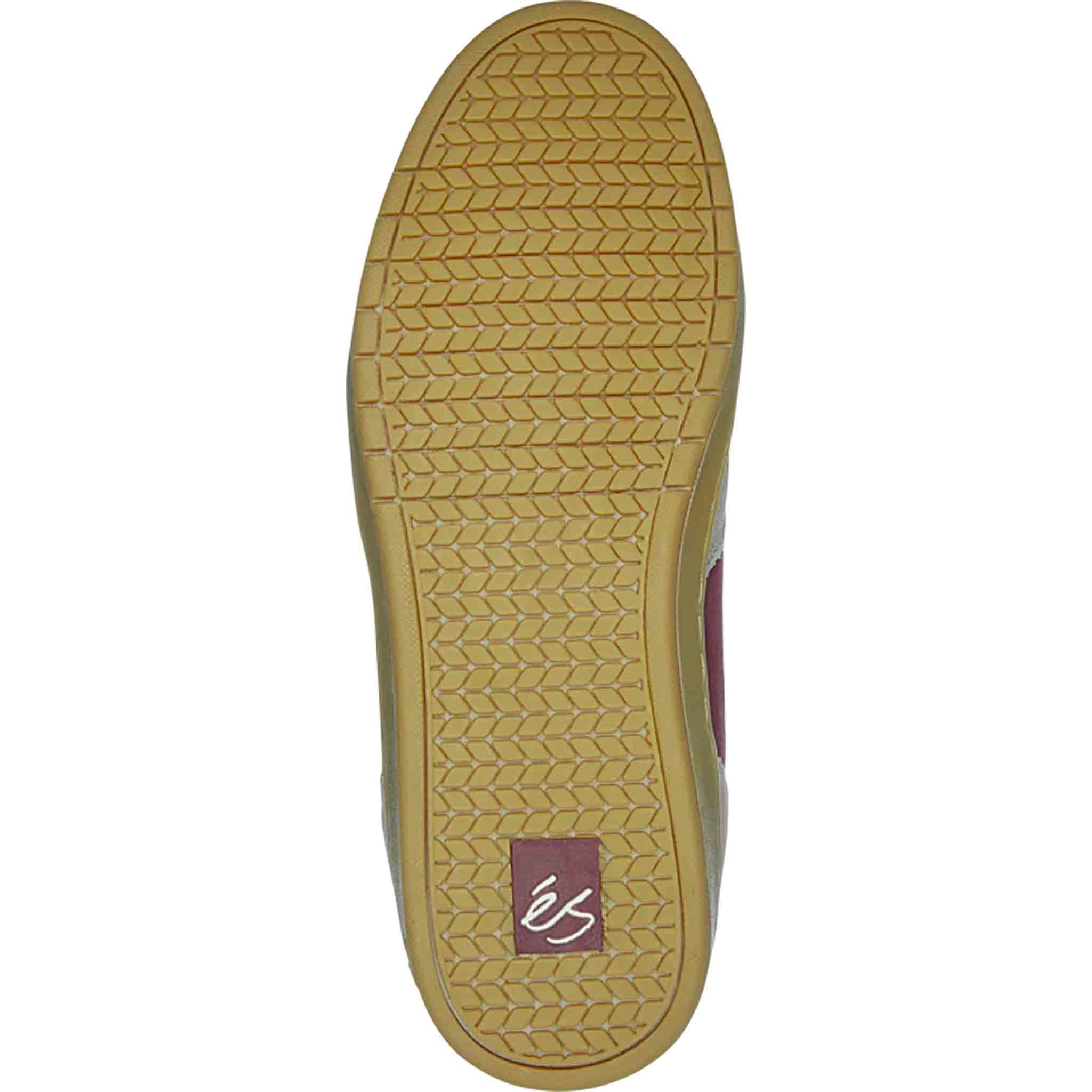 Es Accel Slim Grey Burgundy Shoes