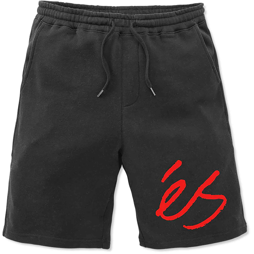 ES Big Script Sweat Shorts Black Shorts