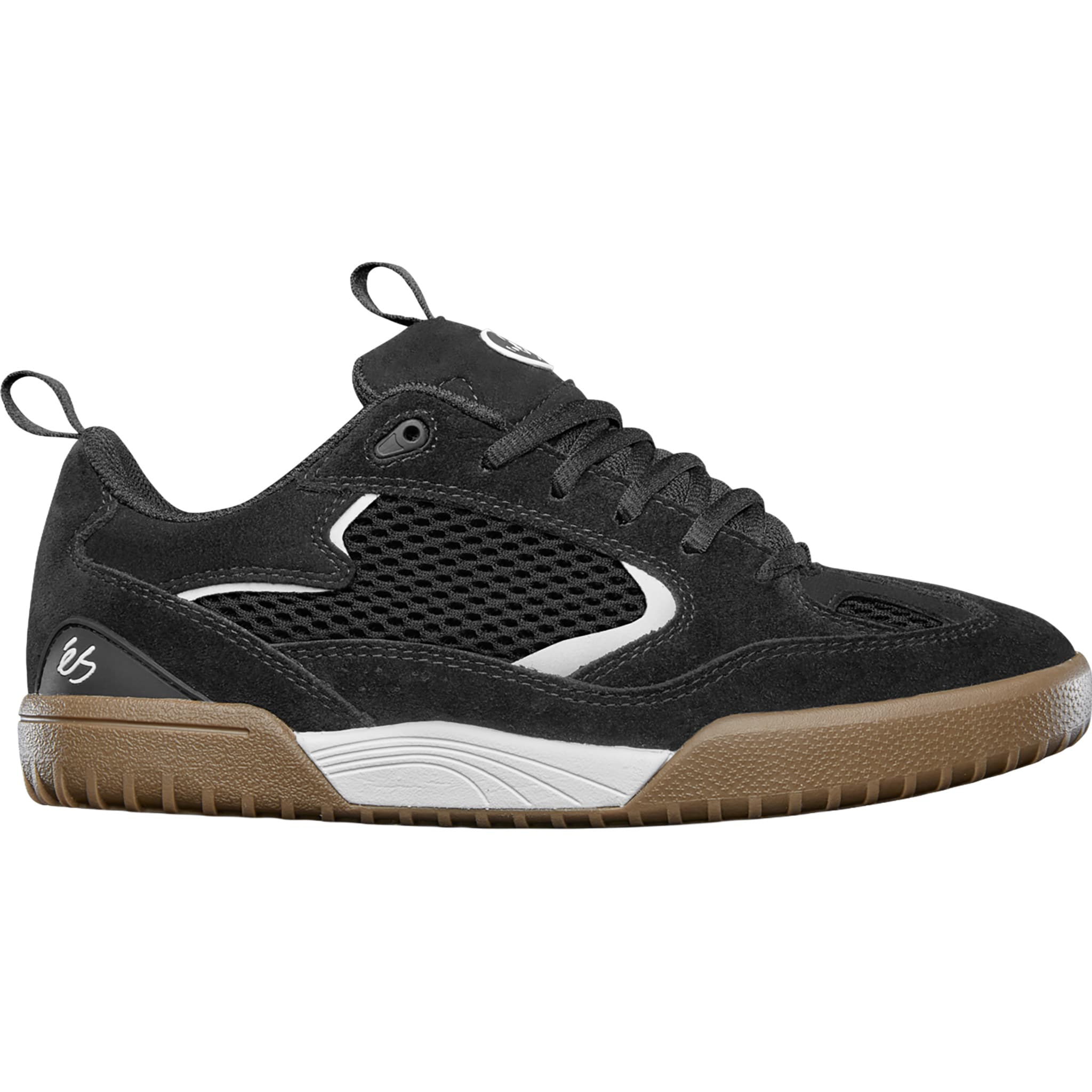 eS Quattro Shoe Black Gum White Shoe