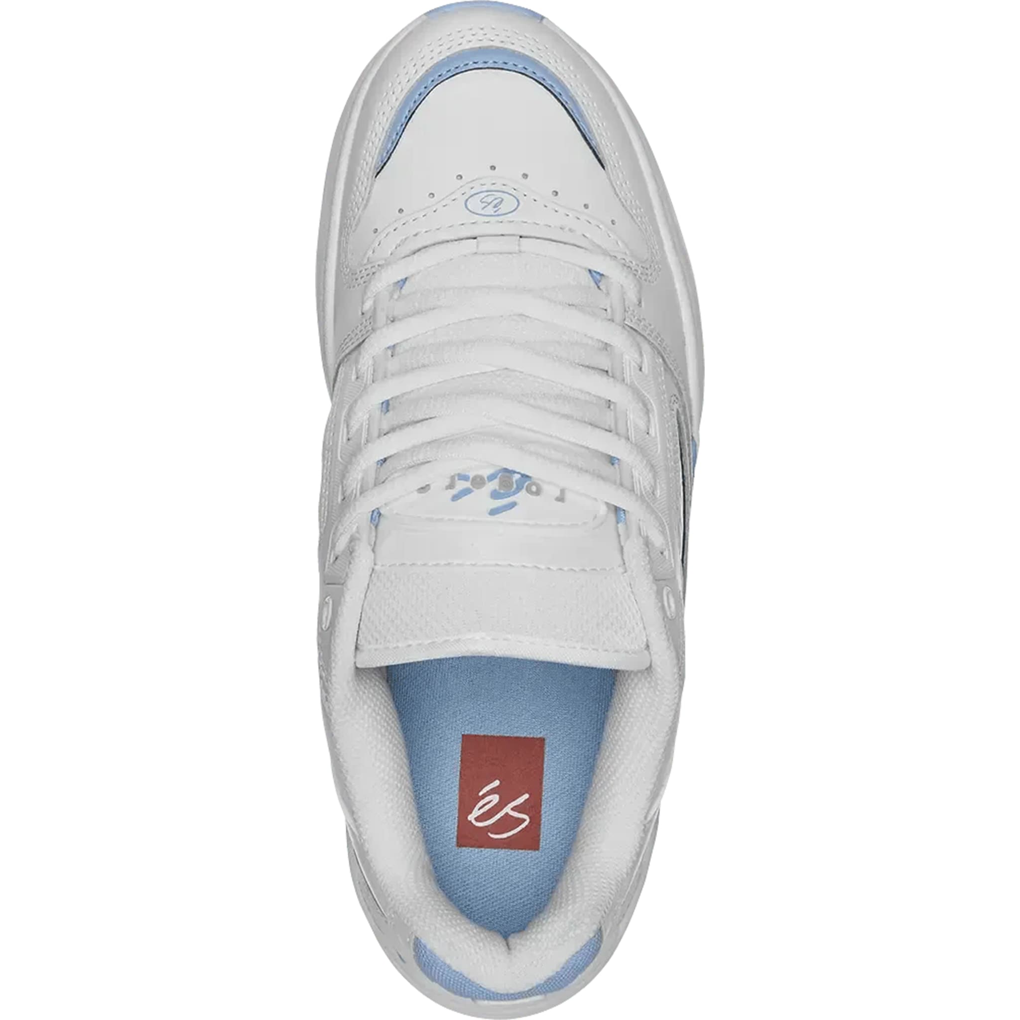 éS TJ Rogers Shoe White Blue Shoes