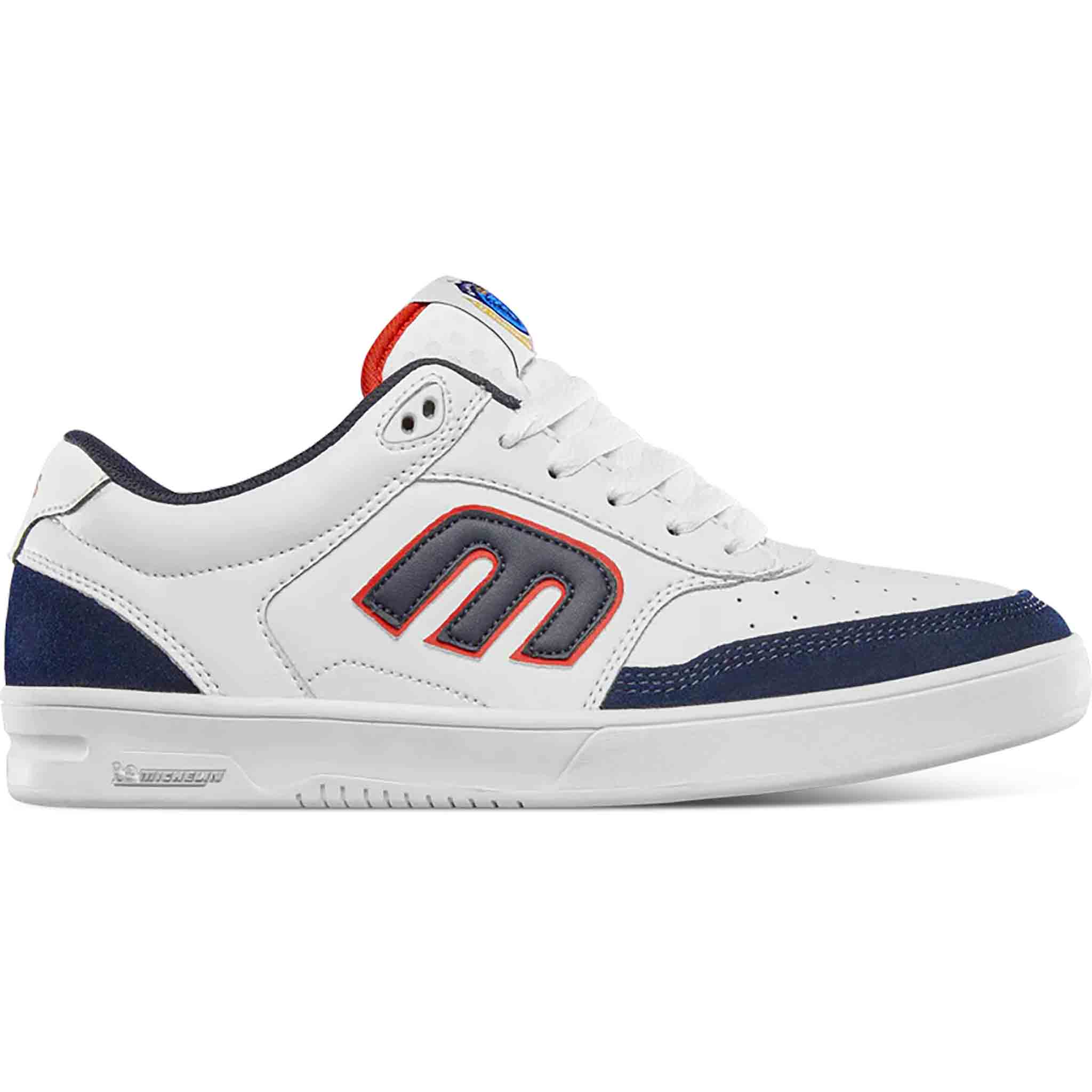 Etnies Aurelien Michelin XLT White Navy Red Shoes