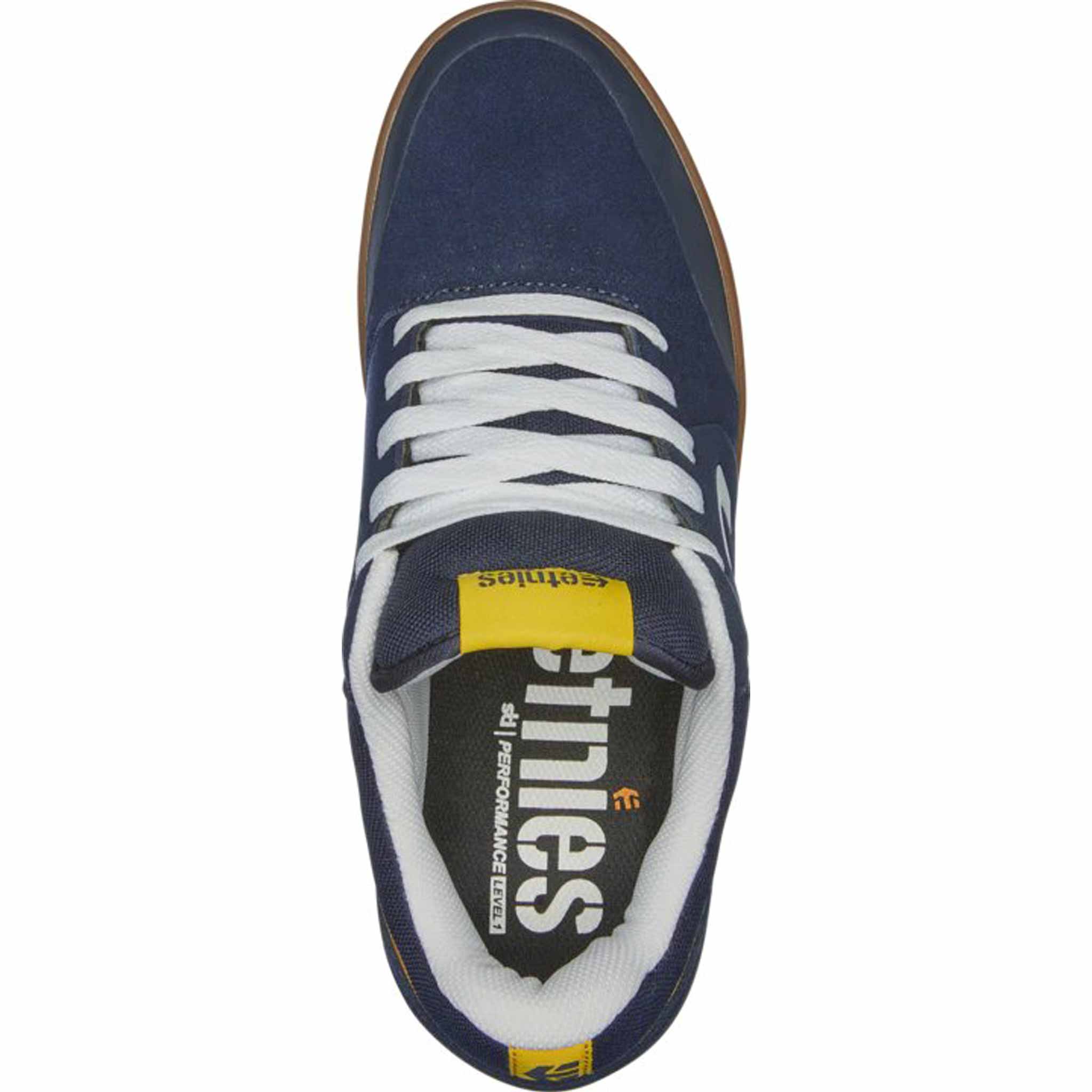 Etnies Marana Michelin Shoe Navy Gum Yellow Shoes