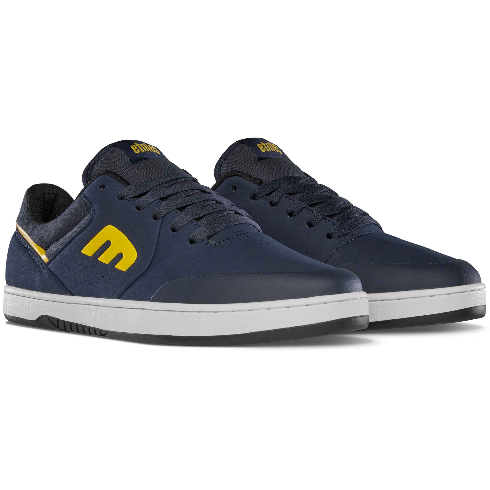 Etnies Marana Shoe Navy Yellow Shoes
