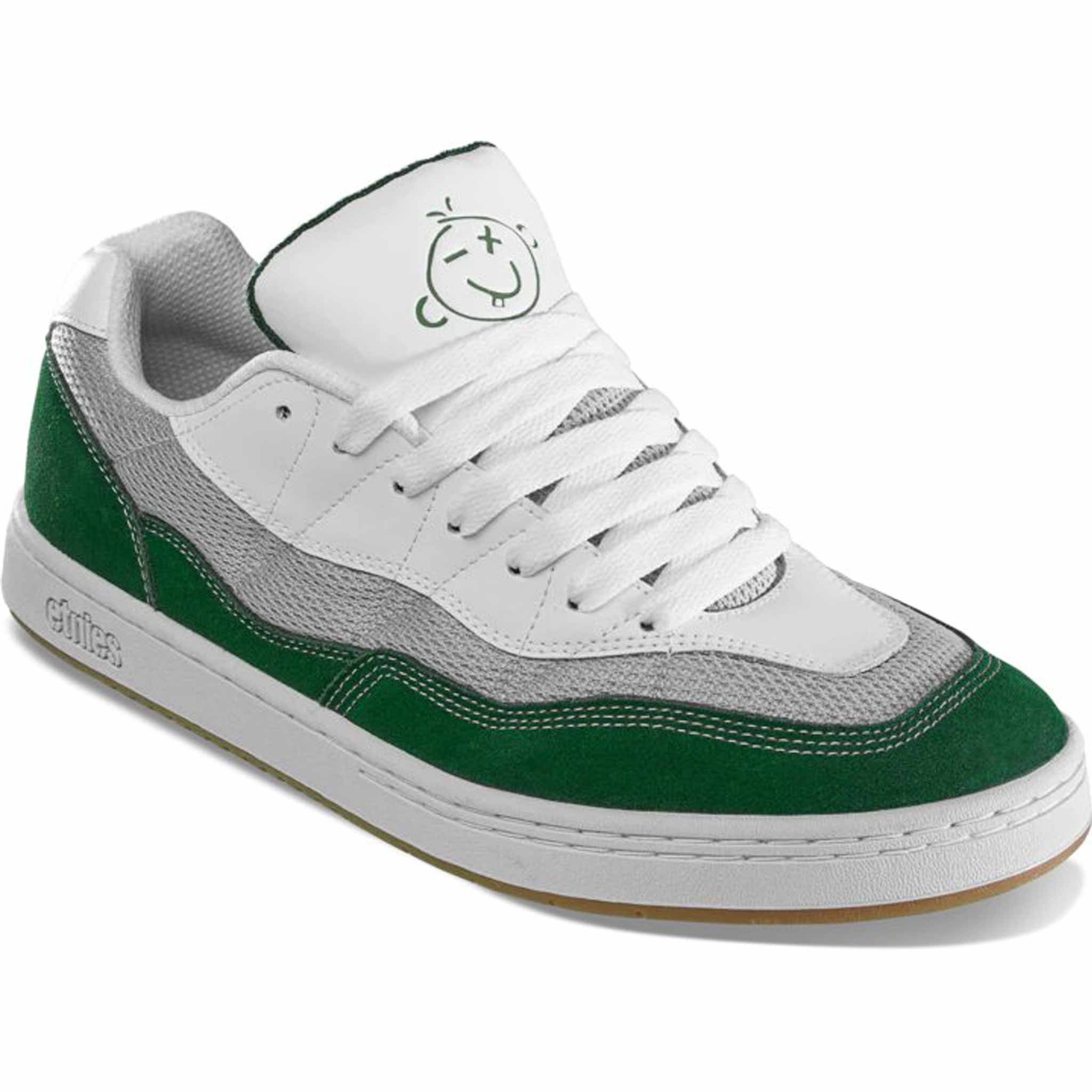 Etnies Snake Shoe Green White Grey Shoes