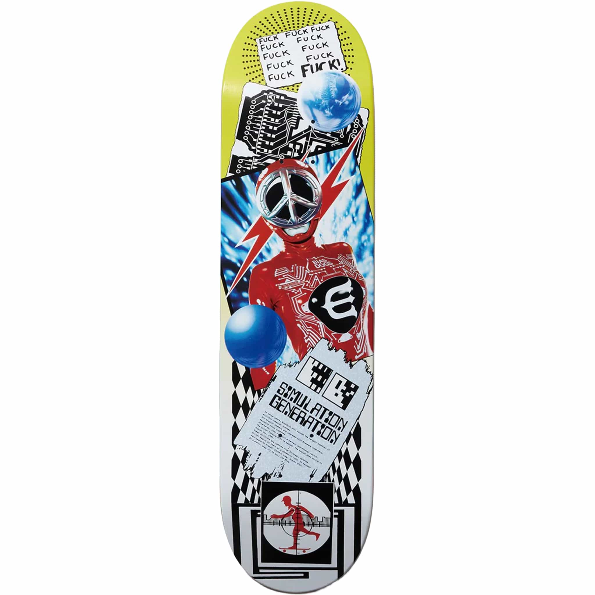 Evisen Bias Dogs Evinet Skateboard Deck 8.5" Skateboard