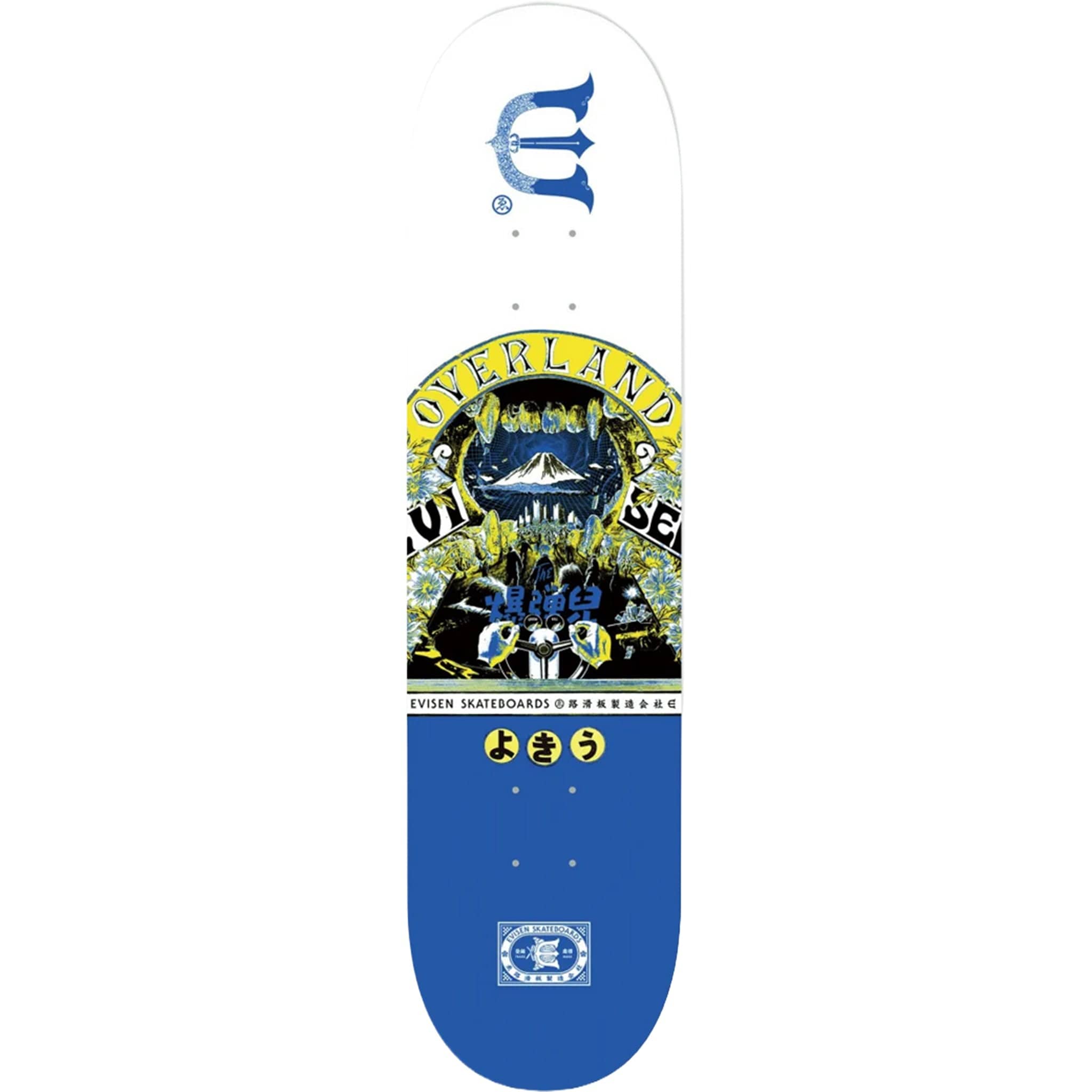 Evisen Overland Skateboard Deck 8.125" Skateboard